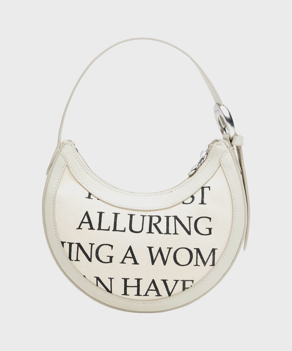 마린 세르(MARINE SERRE) (W) 리제너레이티드 토트 백 이클립스 미니 에크루 REGENERATED TOTE BAGS ECLIPS MINI WH30 ECRU