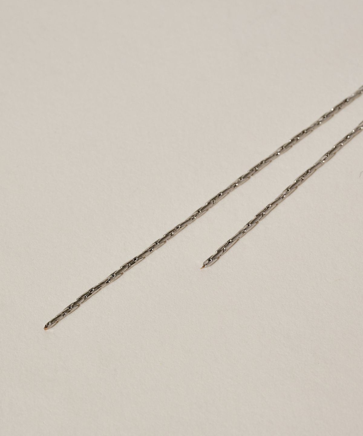 노비스도쿄(NOVICE TOKYO) 바로크 진주 체인 귀걸이 Baroque Pearl Chain Earring / Silver