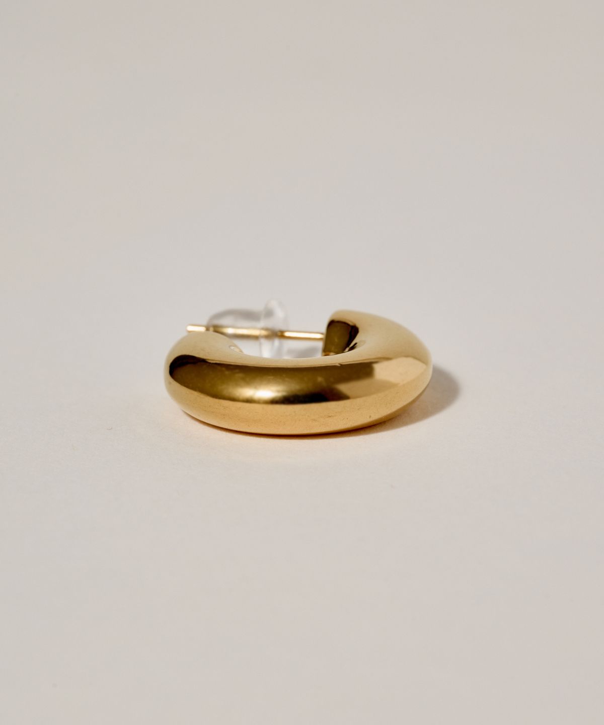 노비스도쿄(NOVICE TOKYO) 청키 후프 피어스 Chunky Hoop Pierce［Stainless］ / Gold