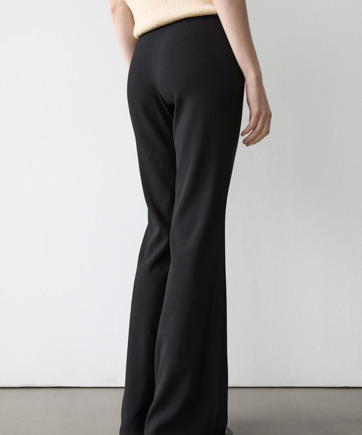 마시모두띠(MASSIMO DUTTI) 포켓 디테일 플레어 팬츠