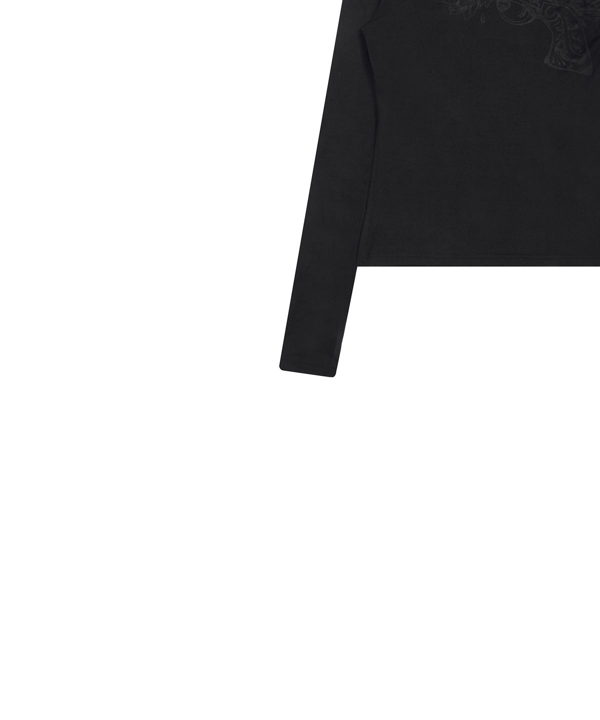 러브이즈트루(LUVISTRUE) GT 007 HOODED T-SHIRT(BLACK)