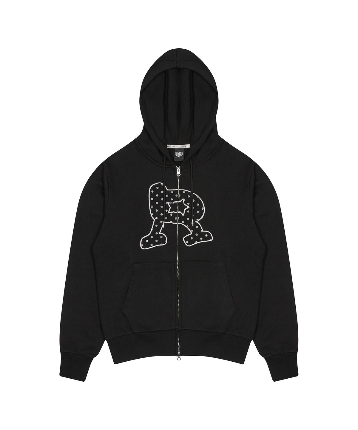 러브이즈트루(LUVISTRUE) GT R HOOD ZIP UP(BLACK)
