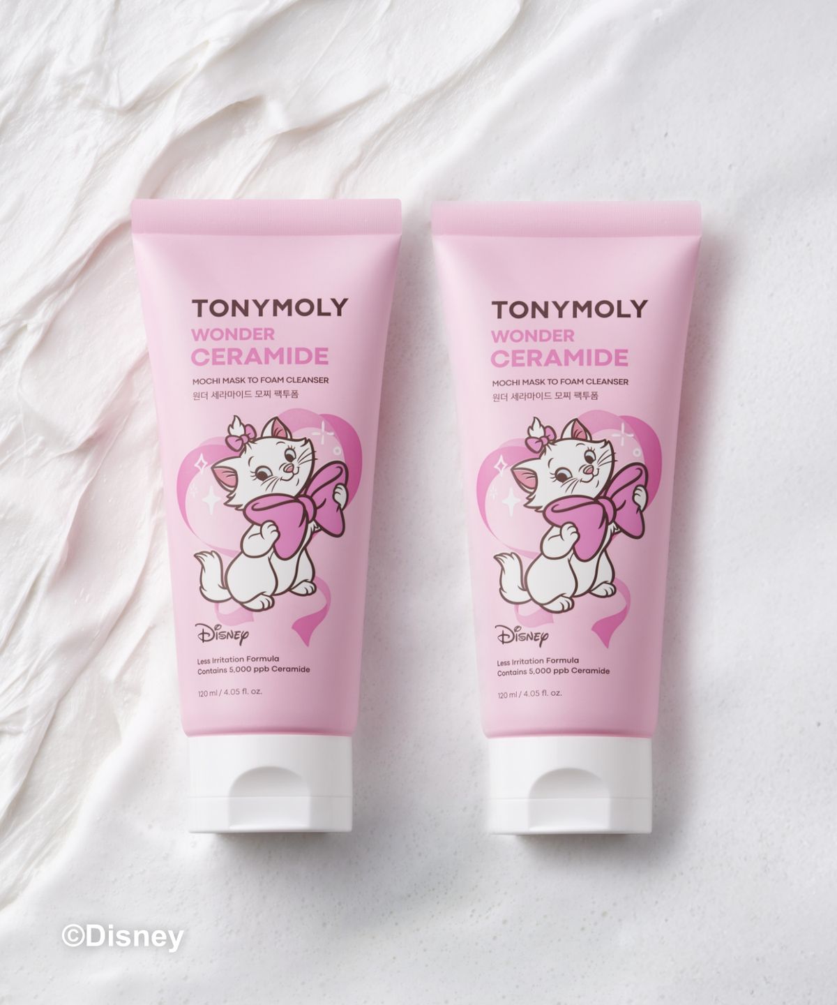 토니모리(TONYMOLY) [2pack](디즈니 마리 콜라보) 원더 세라마이드 모찌 팩투폼 120ml
