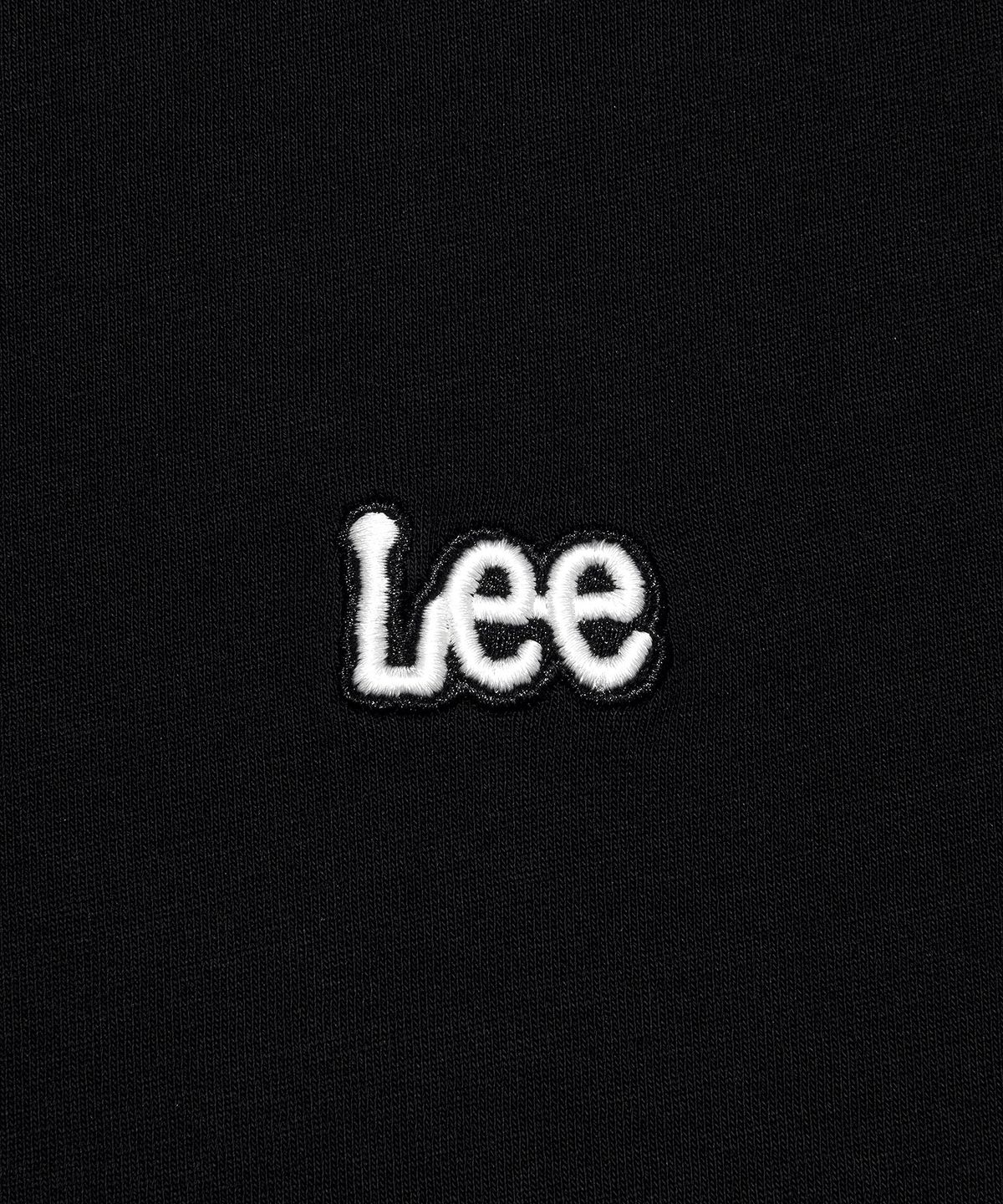 리(LEE) 스몰 트위치 로고 긴팔 티셔츠 블랙