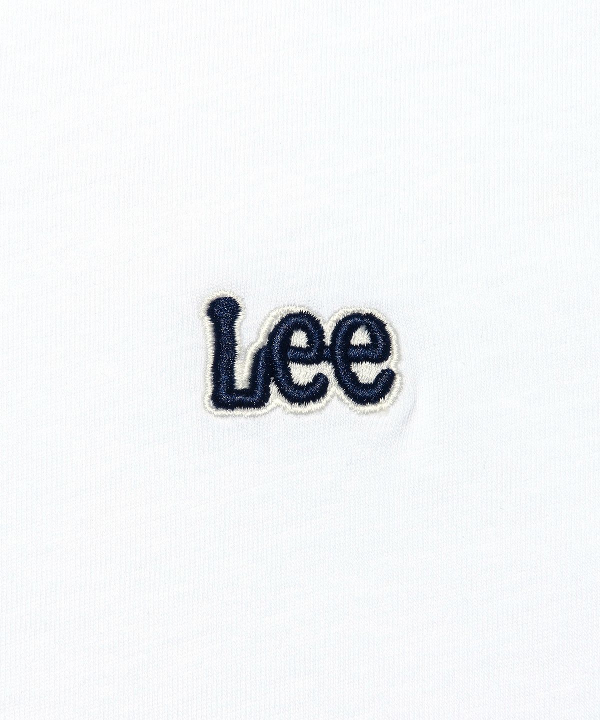 리(LEE) 스몰 트위치 로고 긴팔 티셔츠 화이트