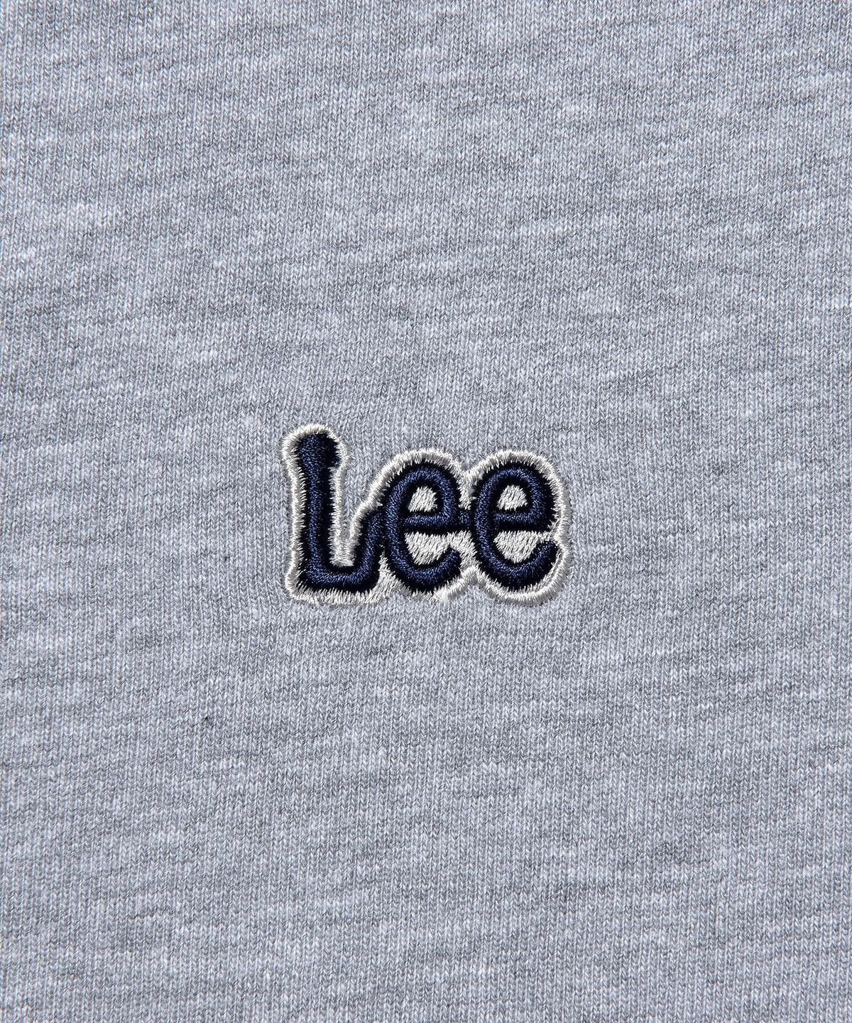 리(LEE) 스몰 트위치 로고 후드 집업 그레이