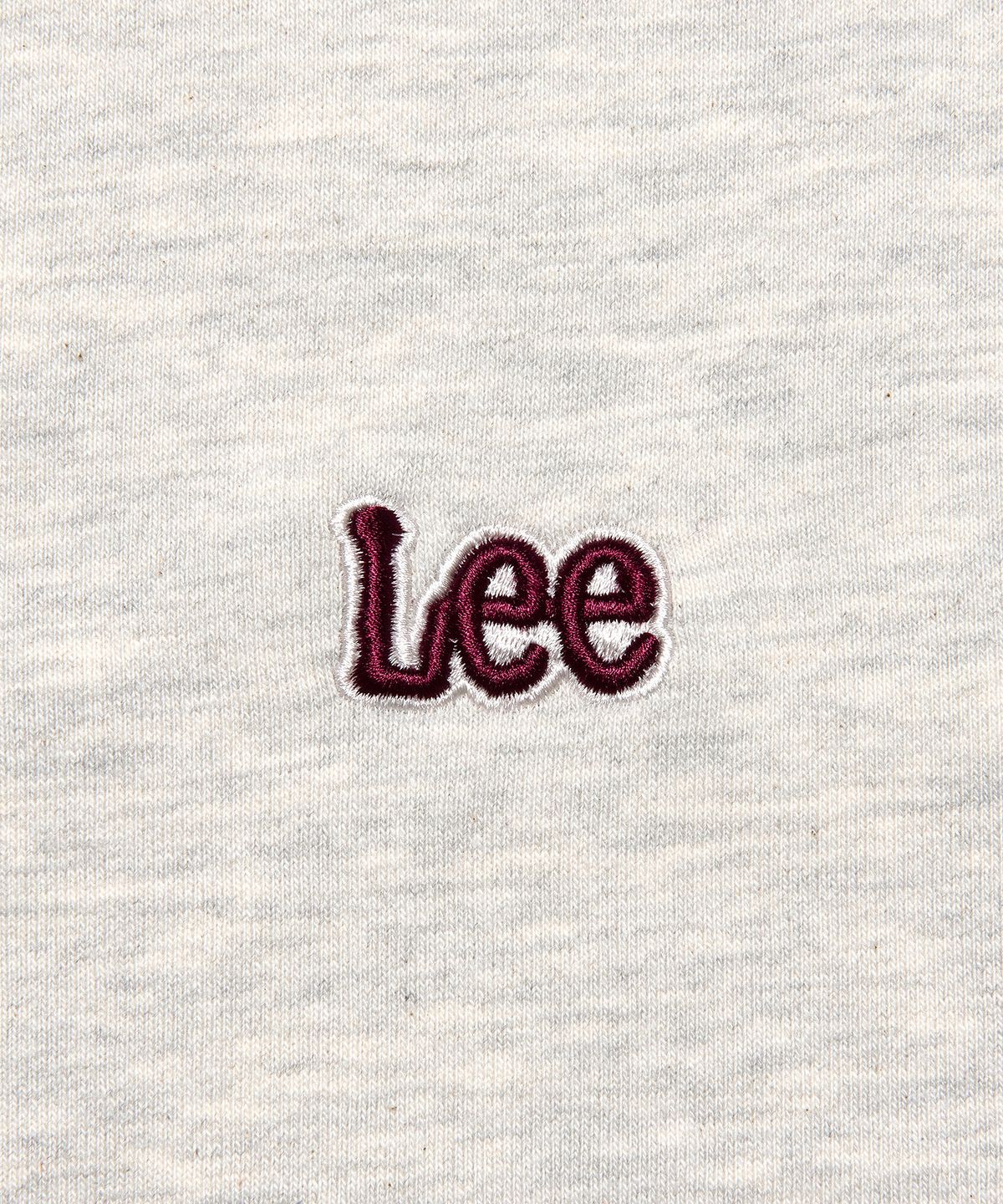 리(LEE) 스몰 트위치 로고 후드 집업 오트밀