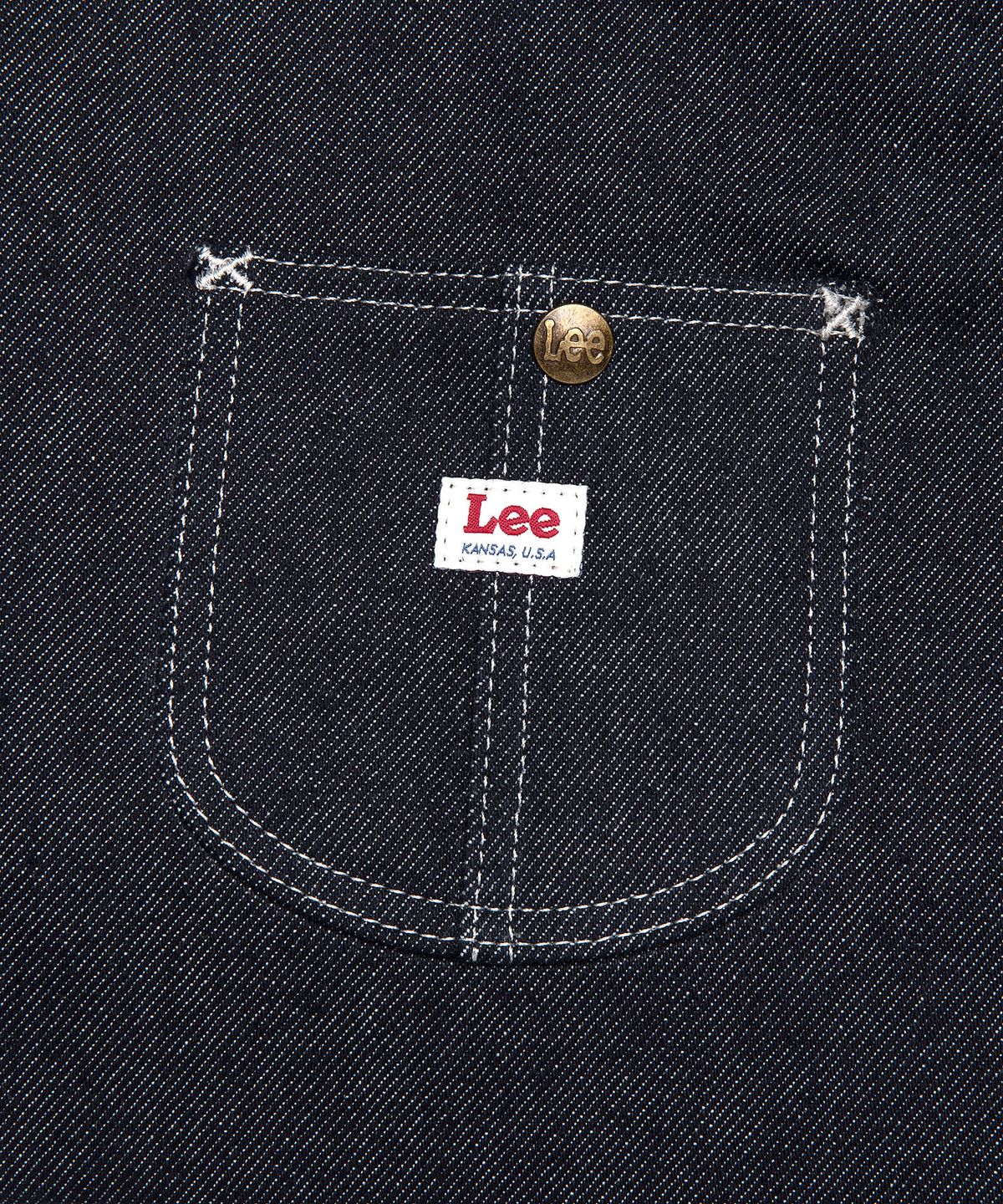 리(LEE) 로코 포켓 버킷백 인디고 다크