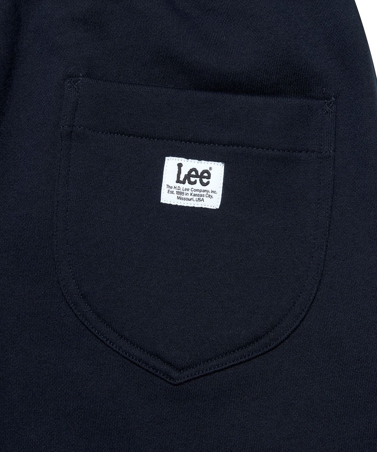 리(LEE) 트위치 로고 스웻 팬츠 네이비