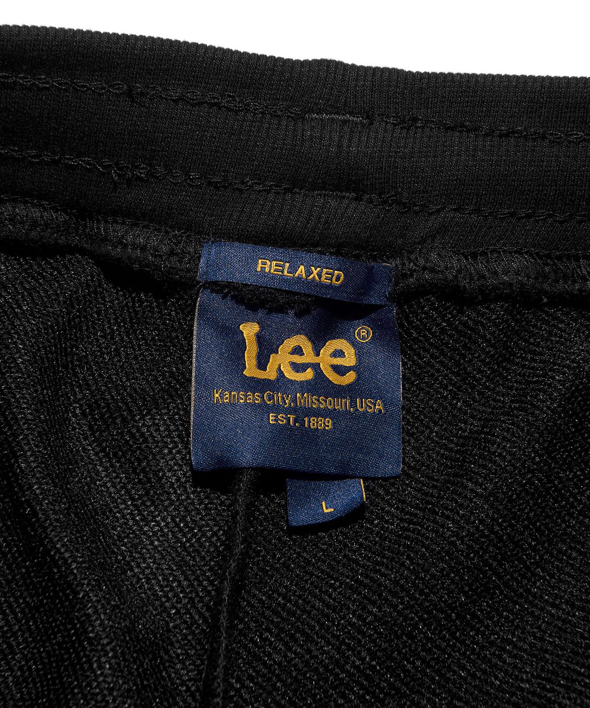 리(LEE) 트위치 로고 스웻 팬츠 블랙