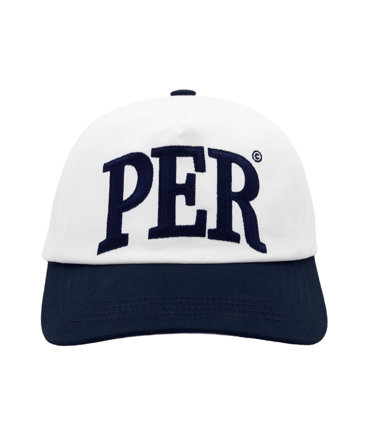 퍼머넌트 아카이브(permanentarchive) 5-PANEL PER CAP WHITE&NAVY