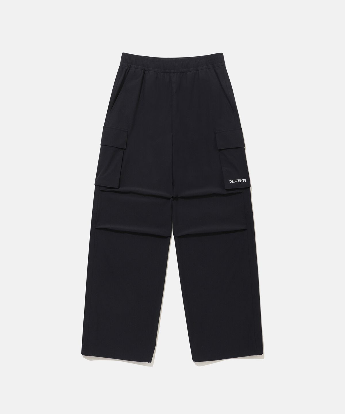 데상트(DESCENTE) 파라슈트 우븐 팬츠 블랙(SQ323UPT82)