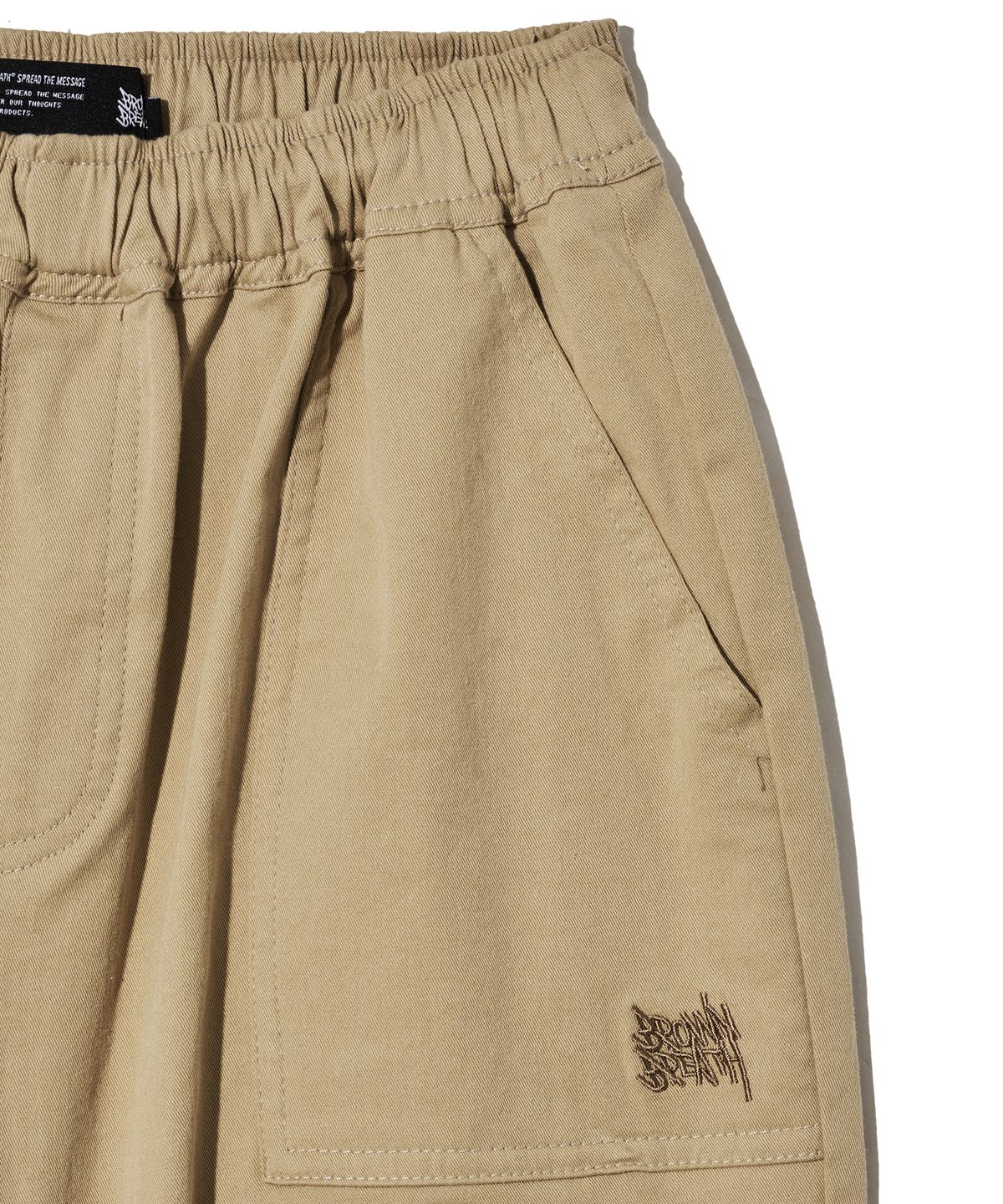 브라운브레스 키즈(BROWNBREATH KIDS) KIDS BB WIDE CHINO PANTS - BEIGE