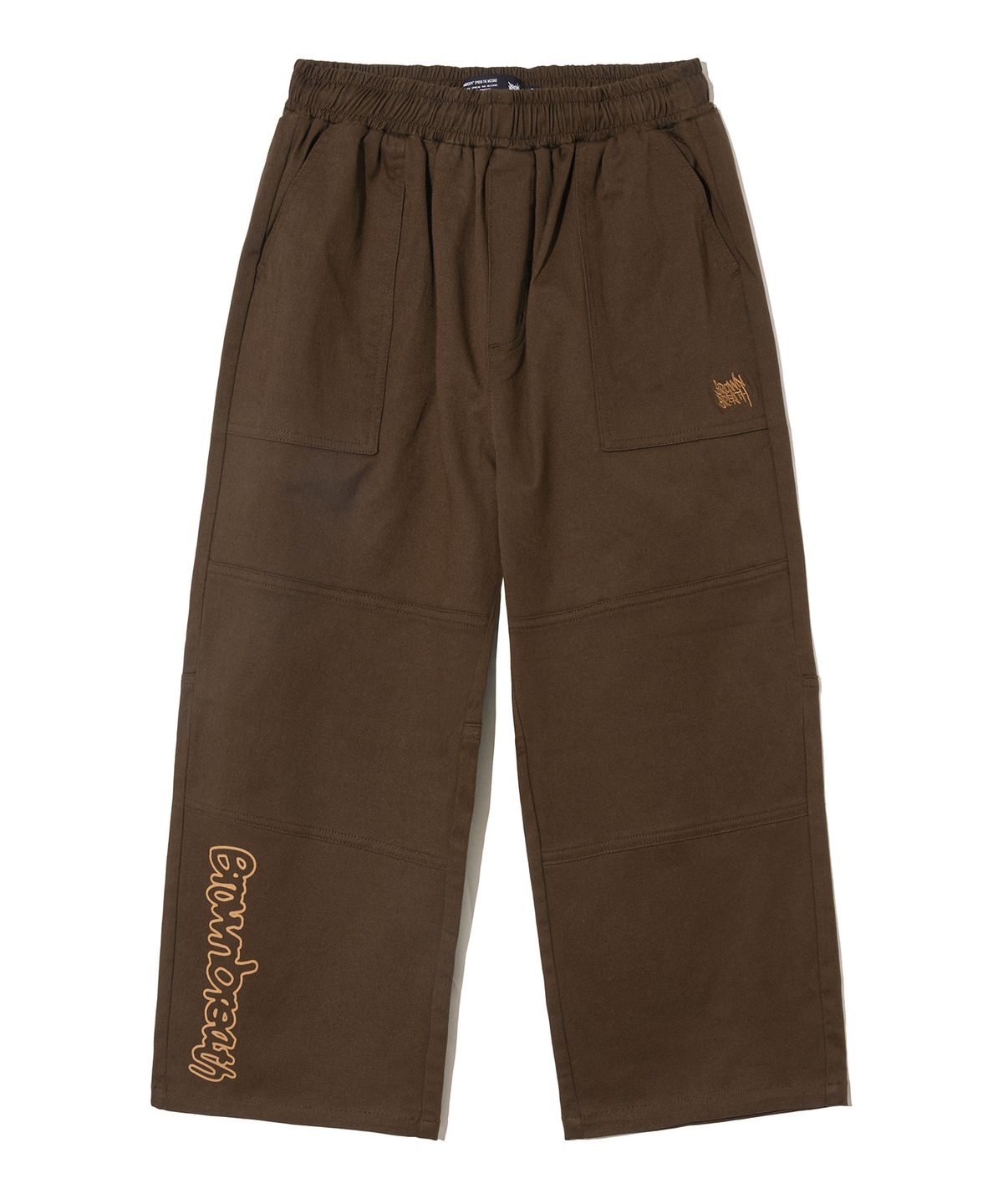 브라운브레스 키즈(BROWNBREATH KIDS) KIDS BB WIDE CHINO PANTS - BROWN