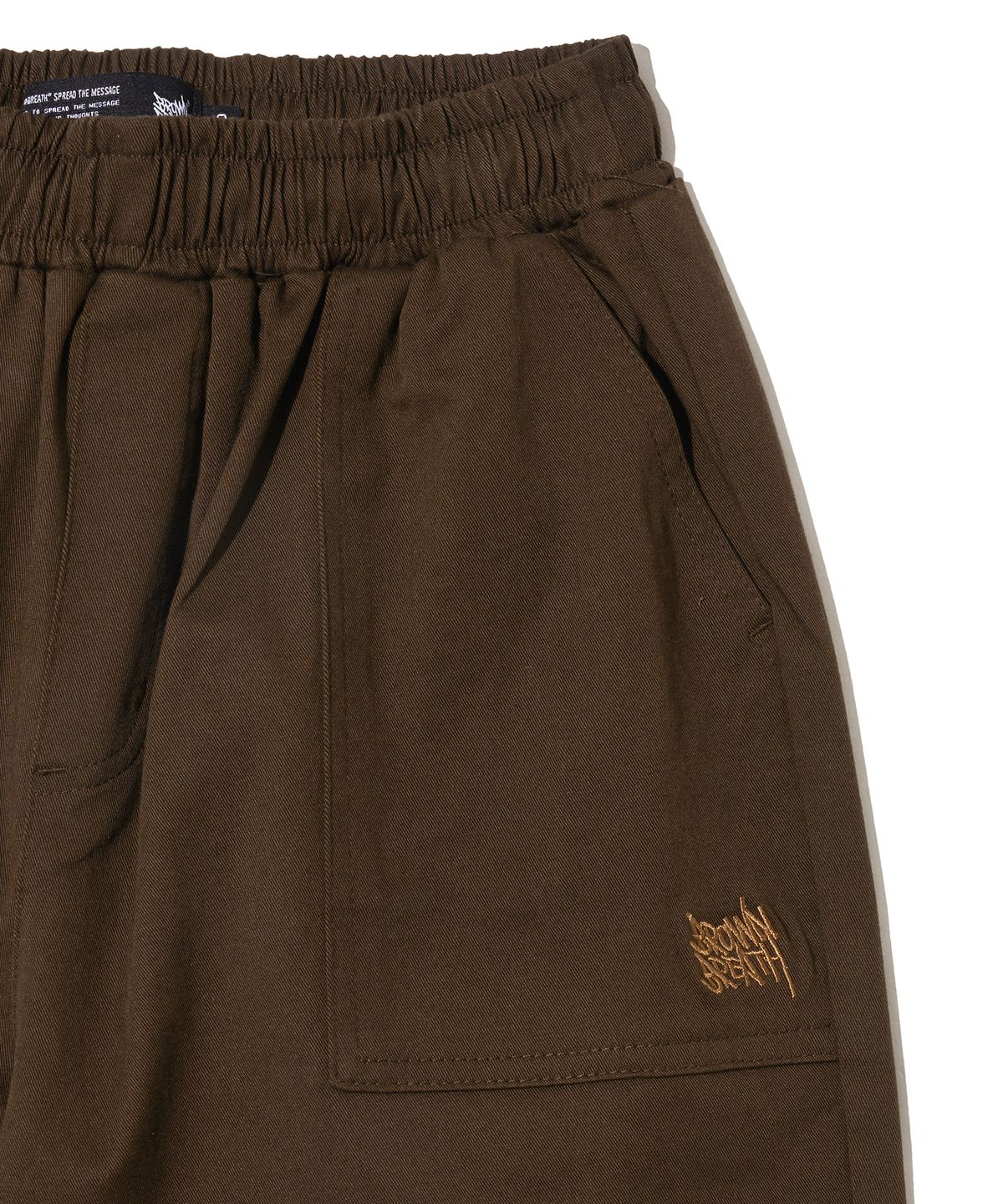 브라운브레스 키즈(BROWNBREATH KIDS) KIDS BB WIDE CHINO PANTS - BROWN