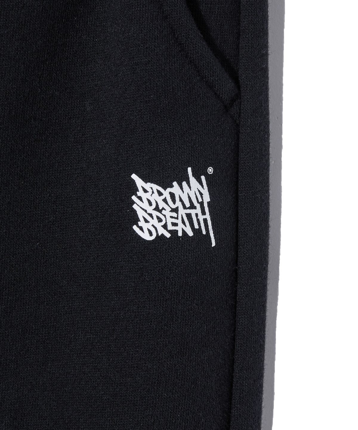 브라운브레스 키즈(BROWNBREATH KIDS) KIDS TAG SWEATPANTS - BLACK