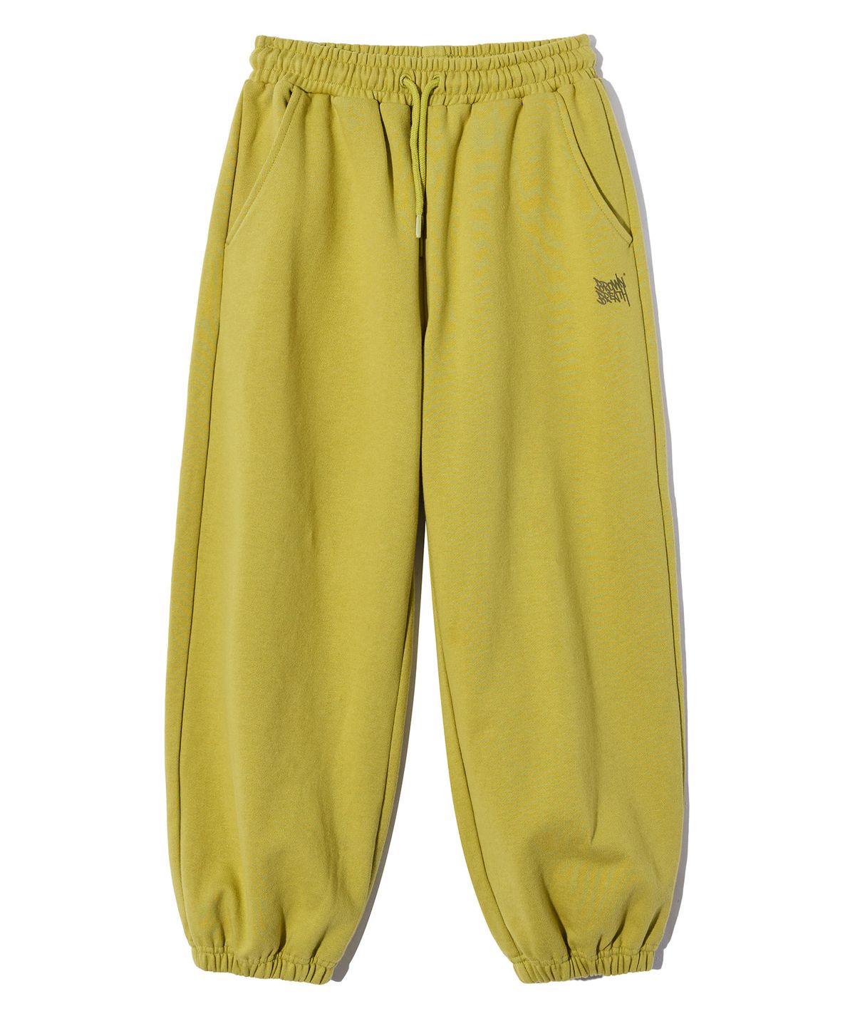브라운브레스 키즈(BROWNBREATH KIDS) KIDS TAG SWEATPANTS - LIME