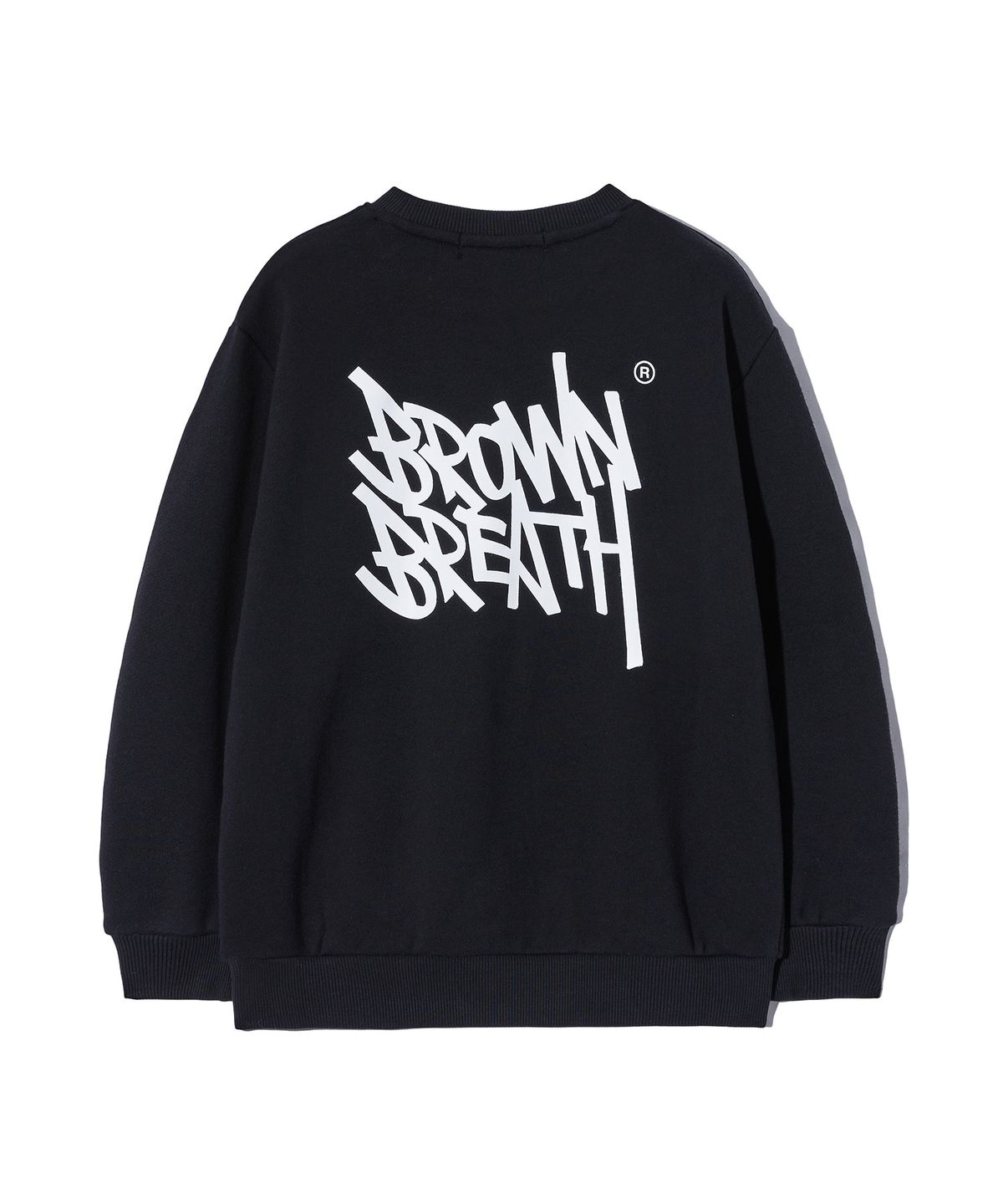 브라운브레스 키즈(BROWNBREATH KIDS) KIDS TAG CREWNECK - BLACK