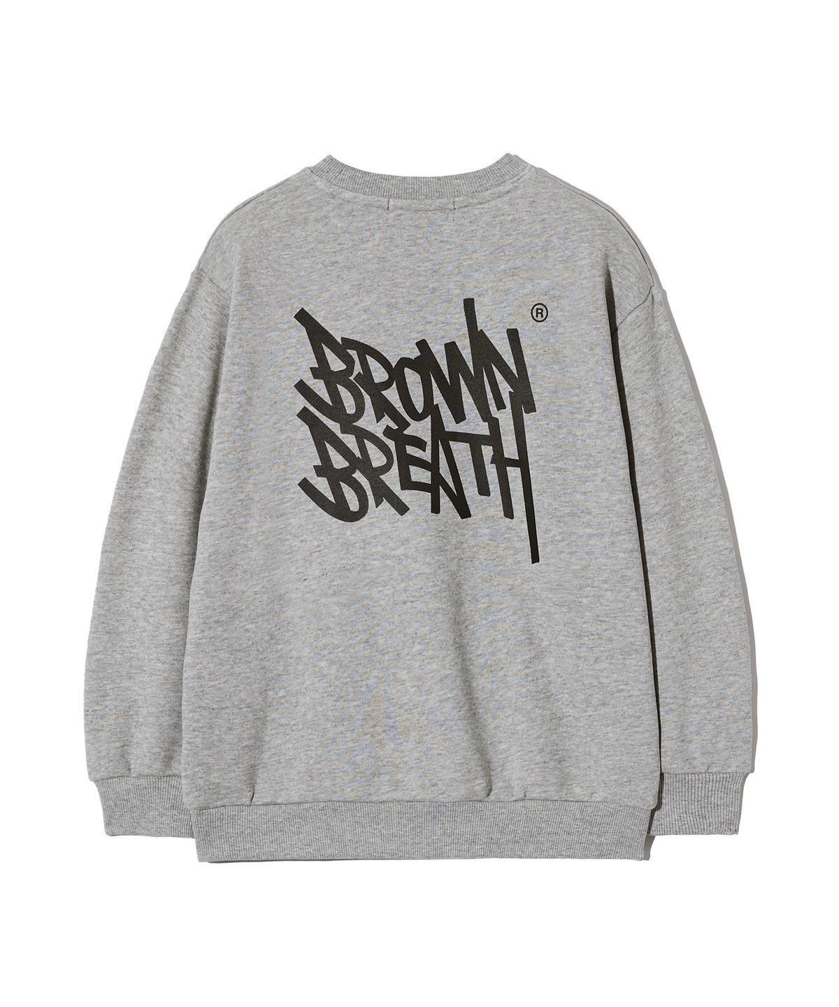 브라운브레스 키즈(BROWNBREATH KIDS) KIDS TAG CREWNECK - M/GREY