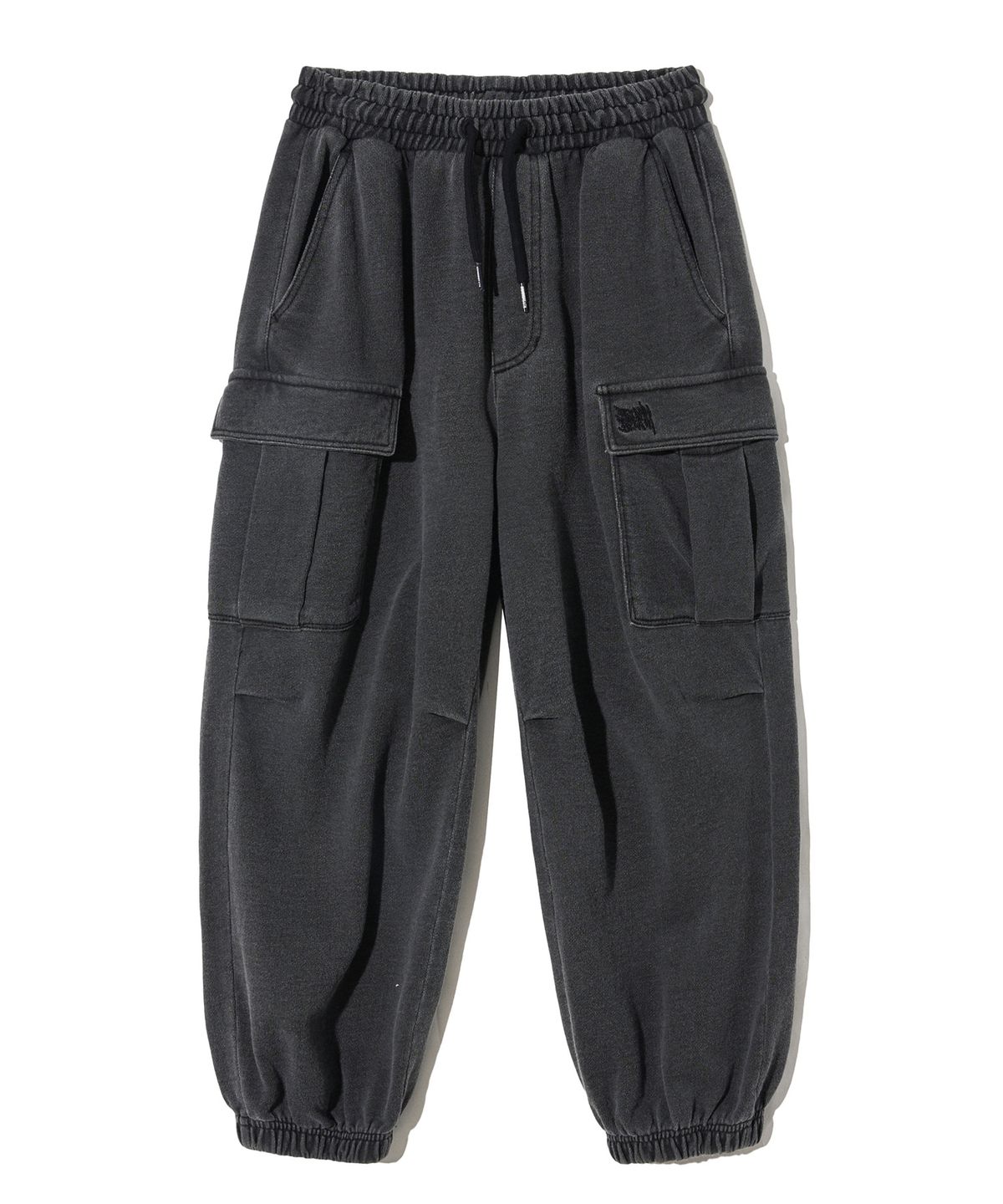 브라운브레스 키즈(BROWNBREATH KIDS) KIDS DENIM CARGO PANTS - BLACK