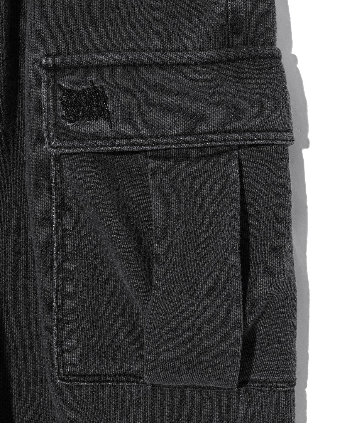 브라운브레스 키즈(BROWNBREATH KIDS) KIDS DENIM CARGO PANTS - BLACK