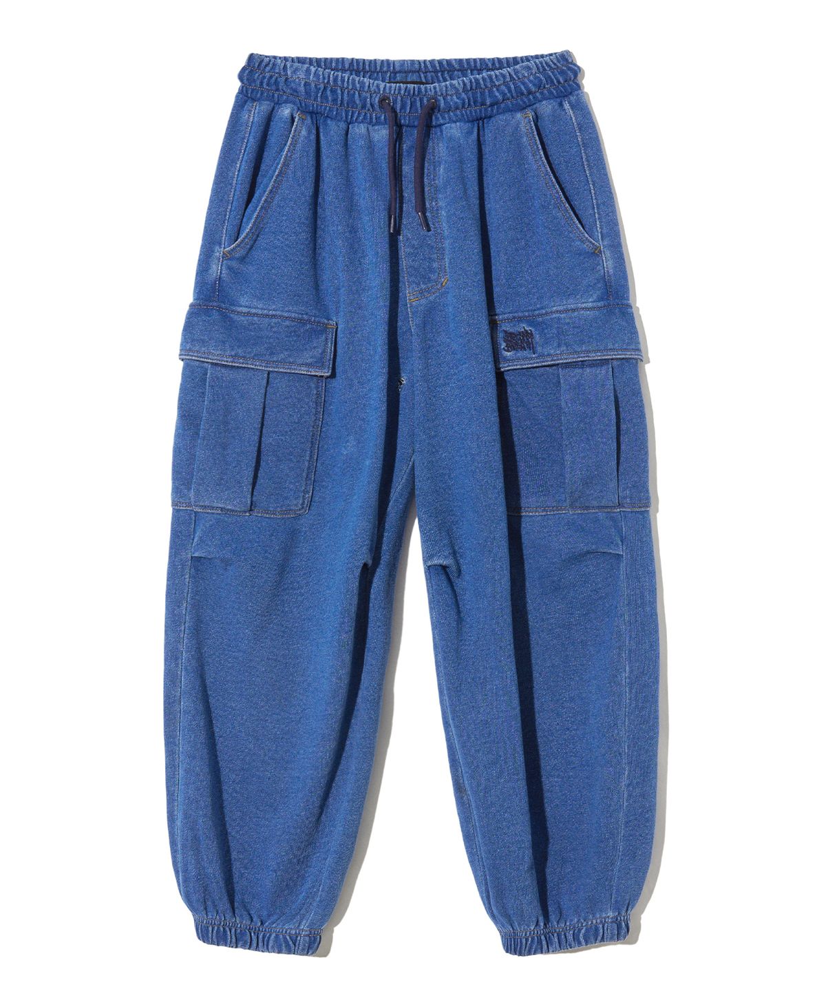 브라운브레스 키즈(BROWNBREATH KIDS) KIDS DENIM CARGO PANTS - BLUE