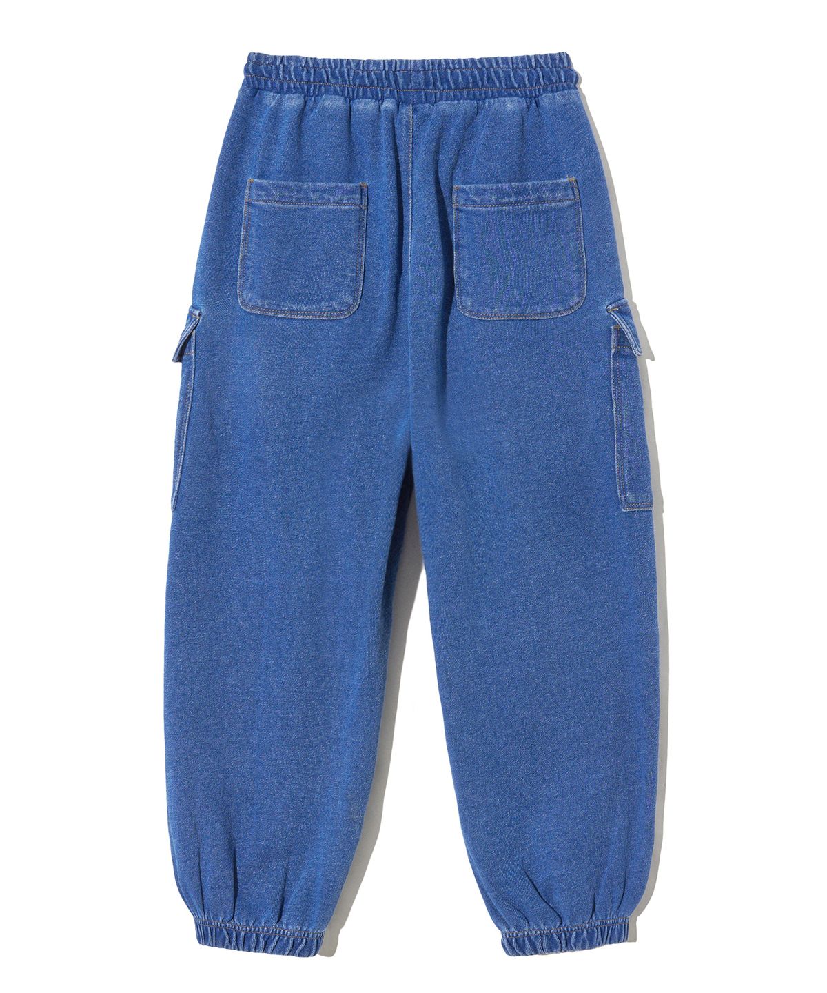 브라운브레스 키즈(BROWNBREATH KIDS) KIDS DENIM CARGO PANTS - BLUE
