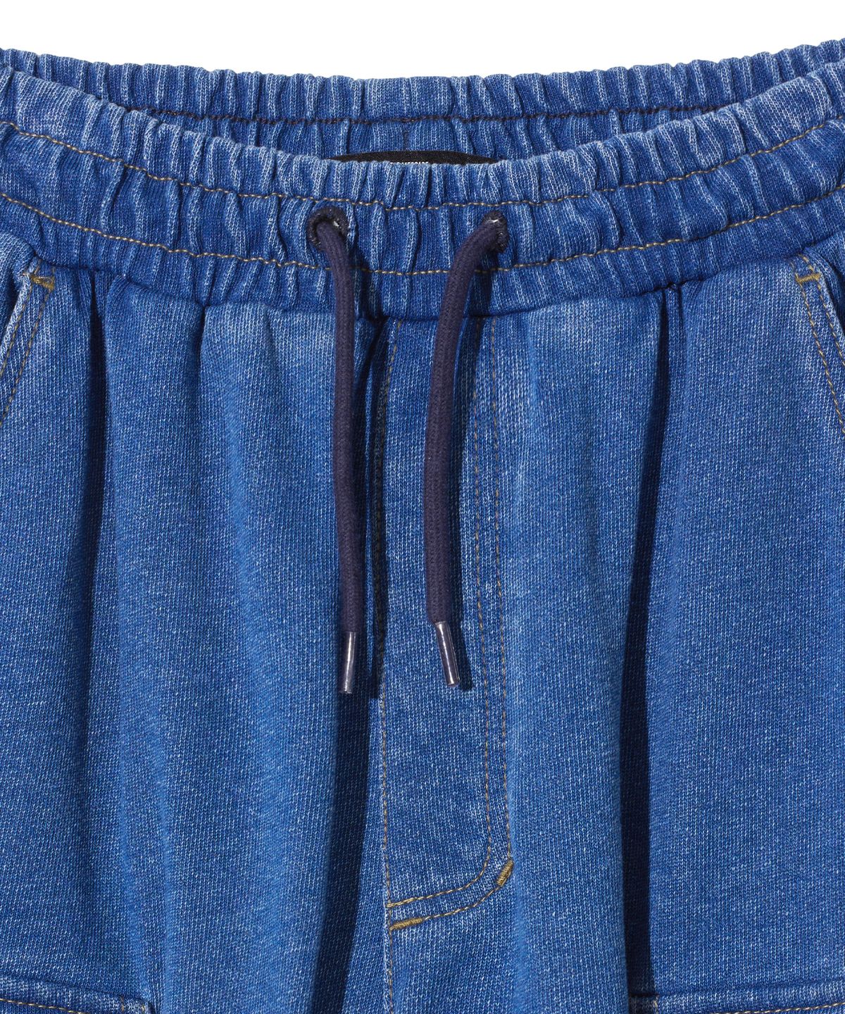 브라운브레스 키즈(BROWNBREATH KIDS) KIDS DENIM CARGO PANTS - BLUE