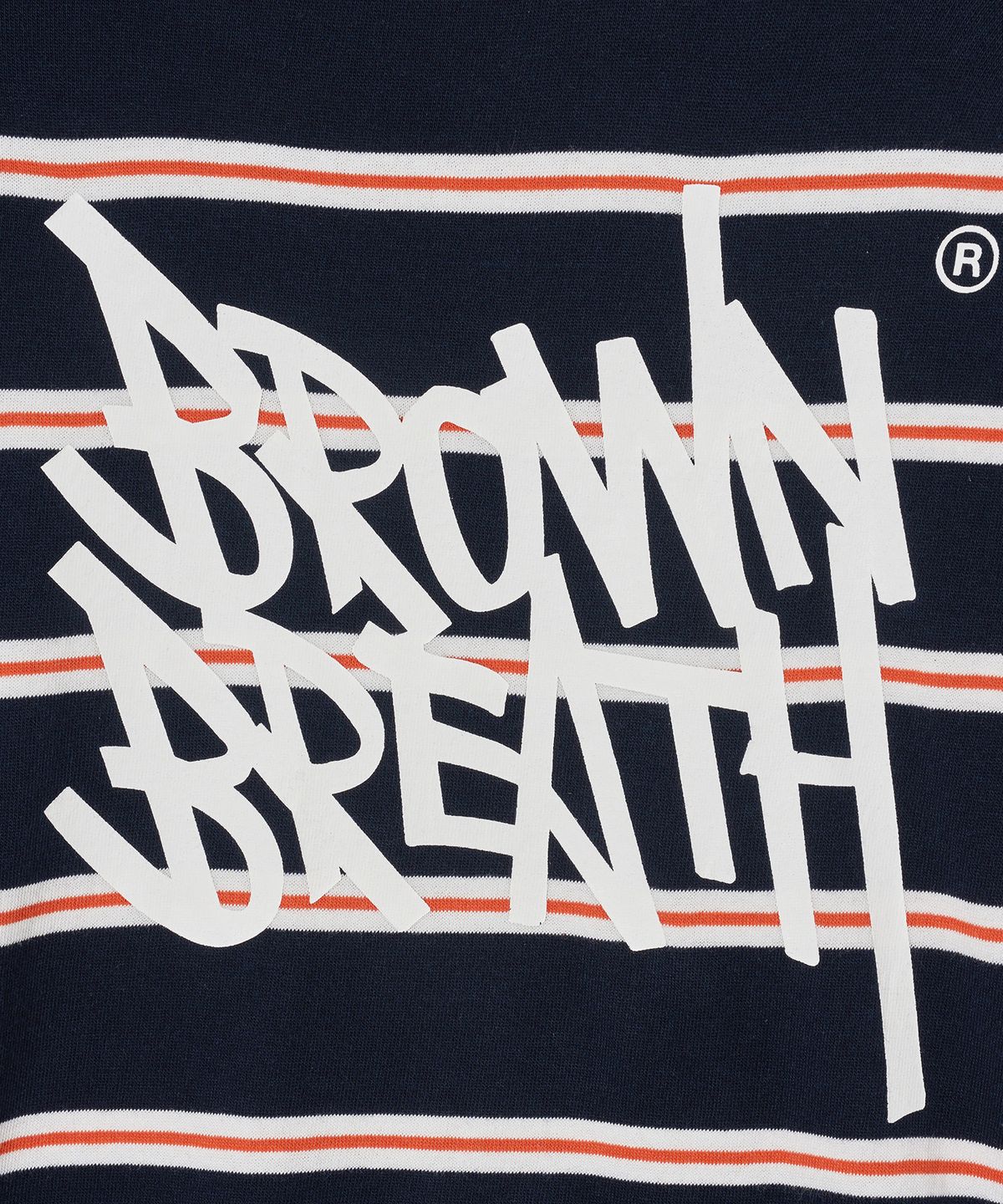 브라운브레스 키즈(BROWNBREATH KIDS) KIDS TAG STRIPE LONGSLEEVE - NAVY