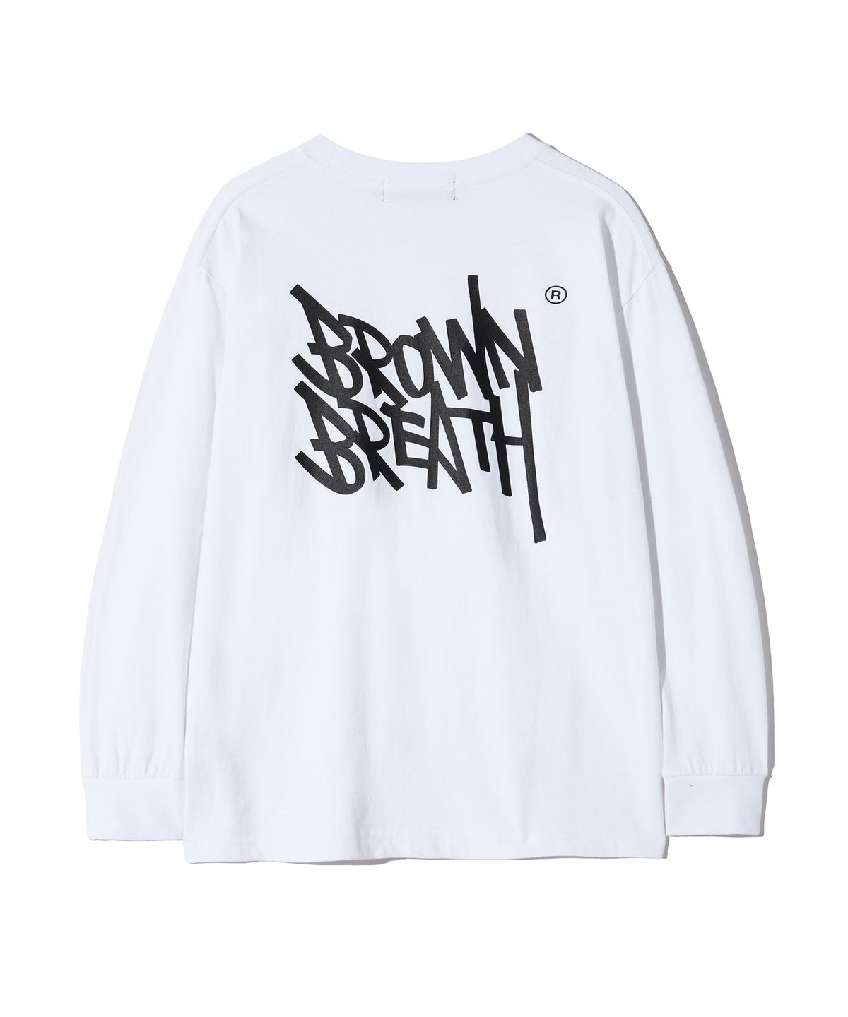 브라운브레스 키즈(BROWNBREATH KIDS) KIDS TAG  LONGSLEEVE - WHITE