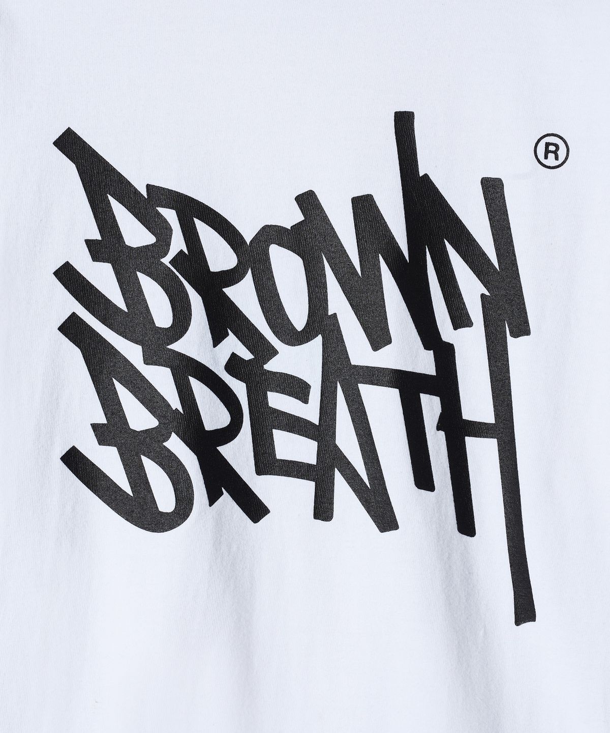 브라운브레스 키즈(BROWNBREATH KIDS) KIDS TAG  LONGSLEEVE - WHITE