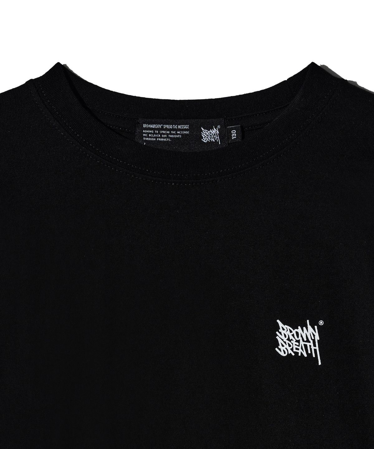 브라운브레스 키즈(BROWNBREATH KIDS) KIDS TAG  LONGSLEEVE - BLACK
