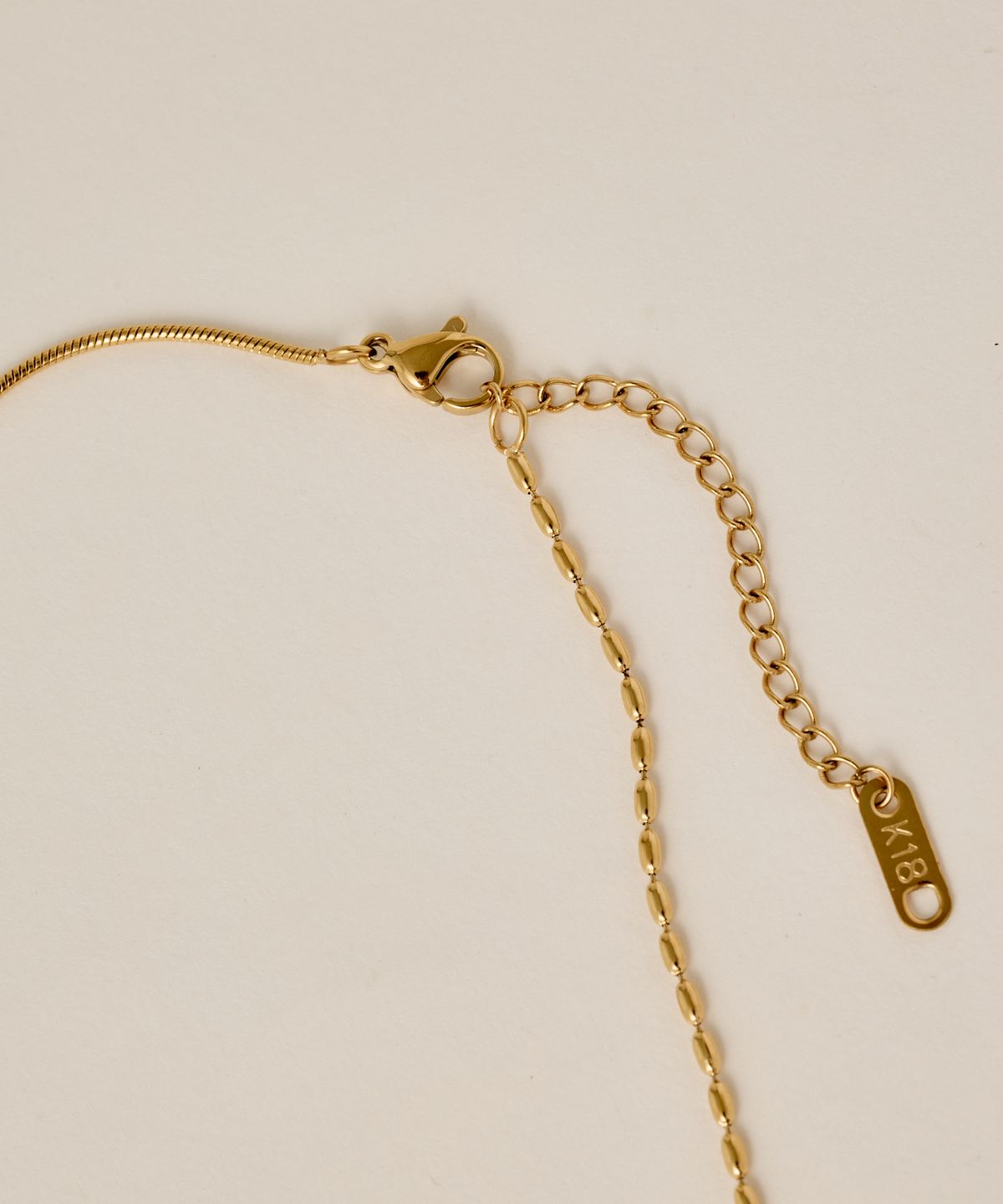 노비스도쿄(NOVICE TOKYO) 콤비 목걸이 Combi Necklace［Stainless］/ One color