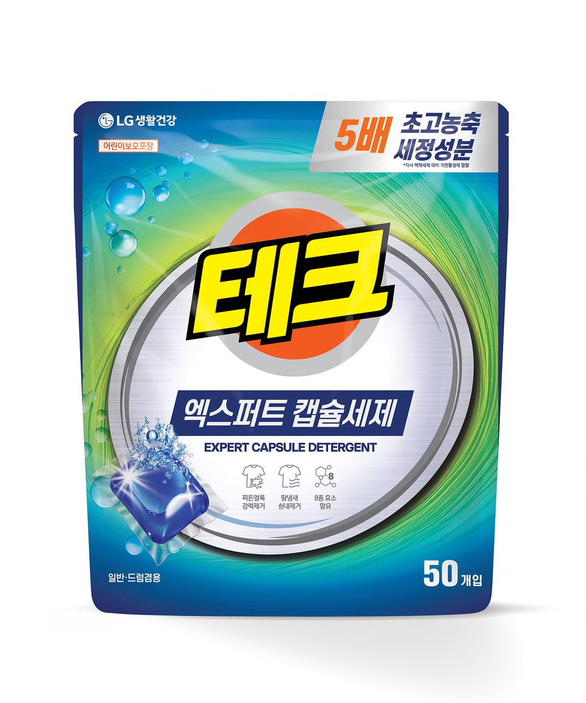 테크(TECH) 컴팩트 엑스퍼트 캡슐세제 50개입 x 2개