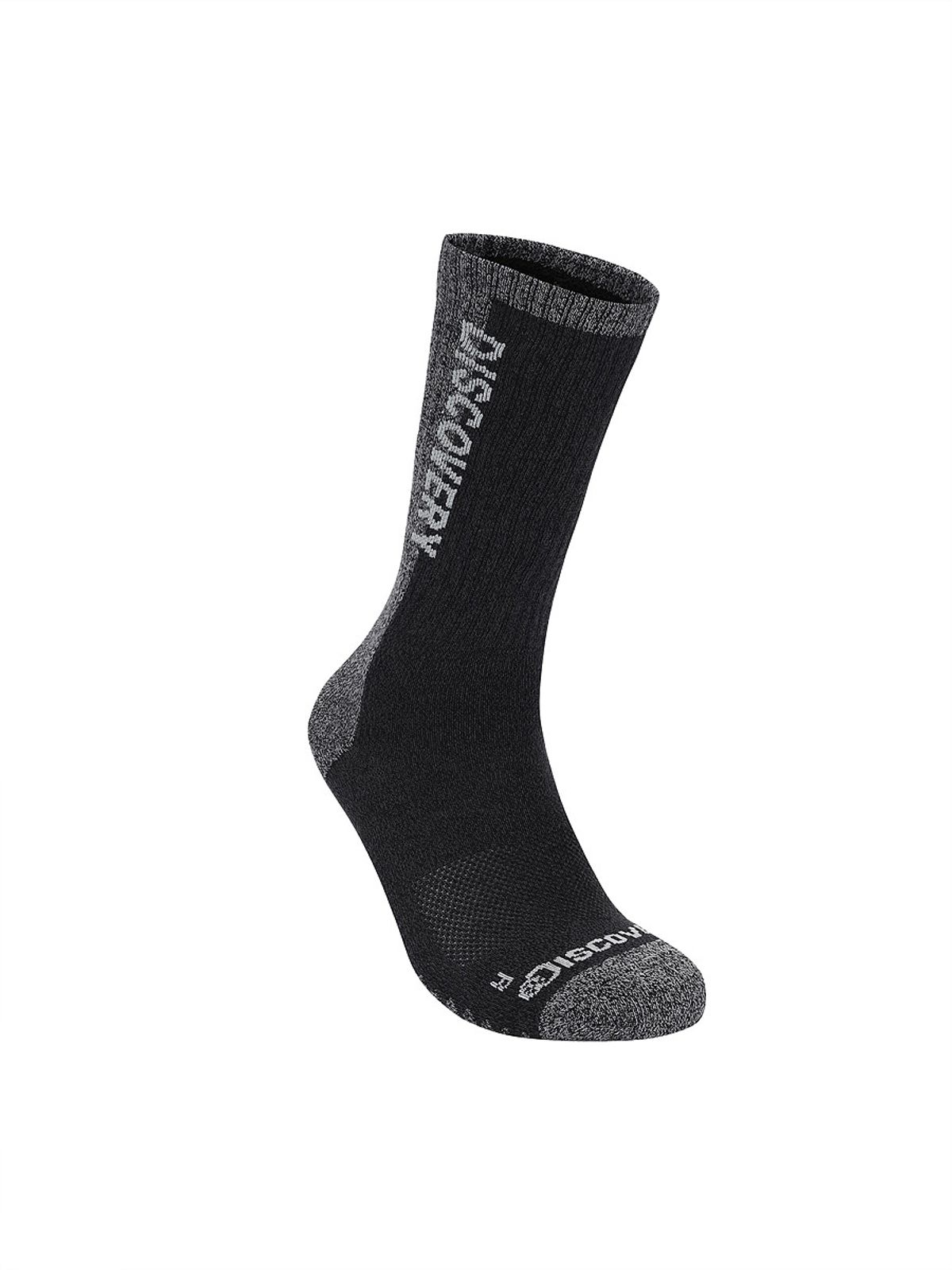 디스커버리 익스페디션(DISCOVERY EXPEDITION) 아웃도어 트레킹 하이 삭스 (BLACK)