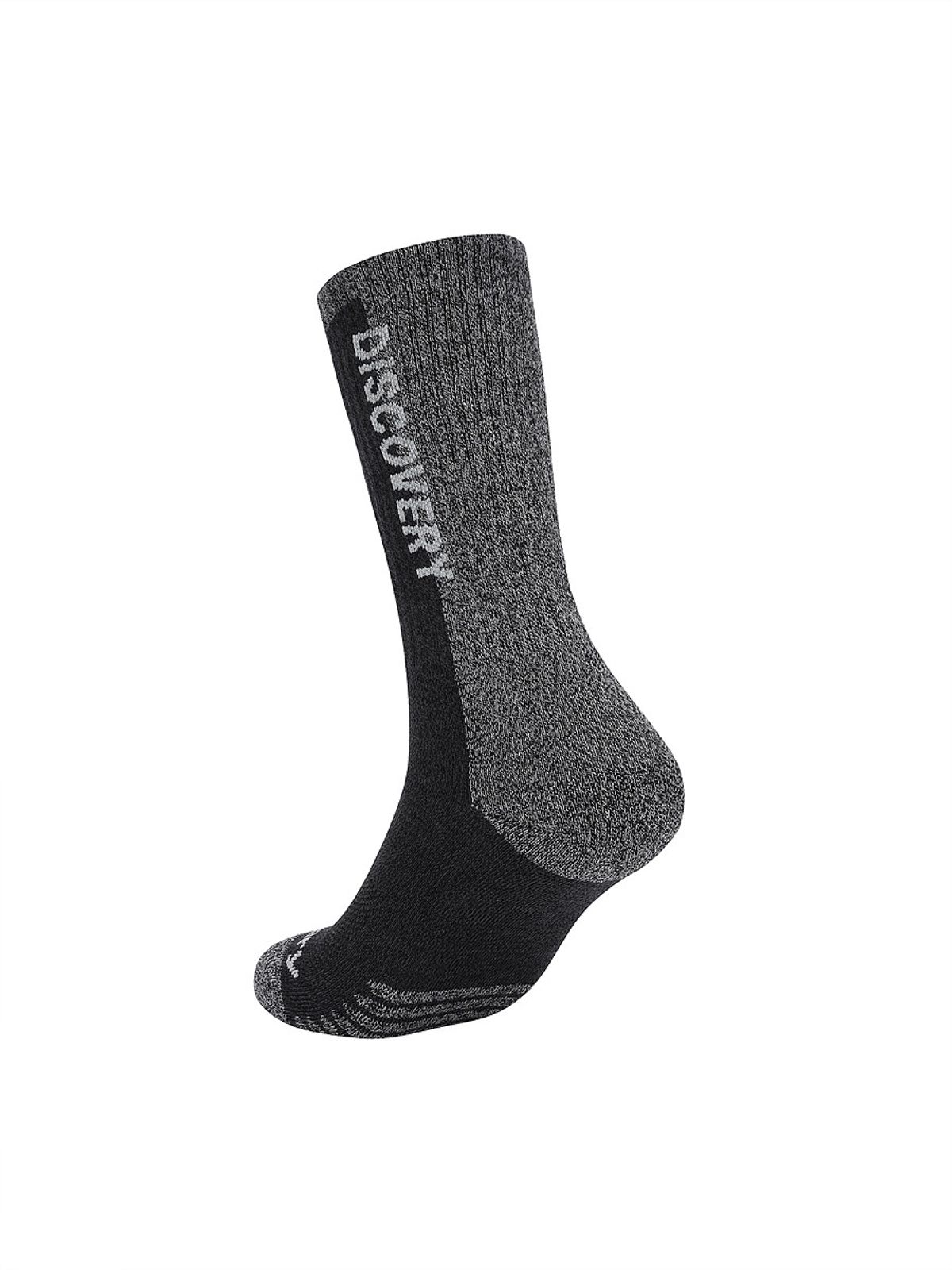 디스커버리 익스페디션(DISCOVERY EXPEDITION) 아웃도어 트레킹 하이 삭스 (BLACK)