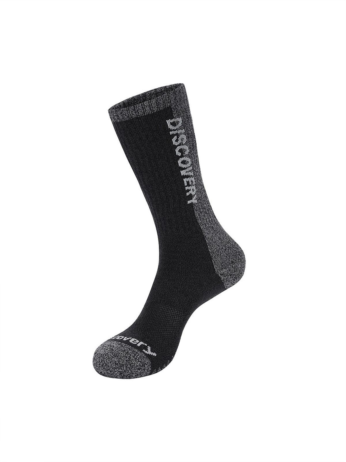 디스커버리 익스페디션(DISCOVERY EXPEDITION) 아웃도어 트레킹 하이 삭스 (BLACK)