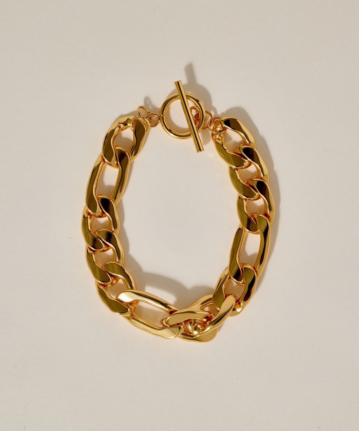 노비스도쿄(NOVICE TOKYO) 커브 체인 팔찌 Curb Chain Bracelet［Stainless］ / Gold