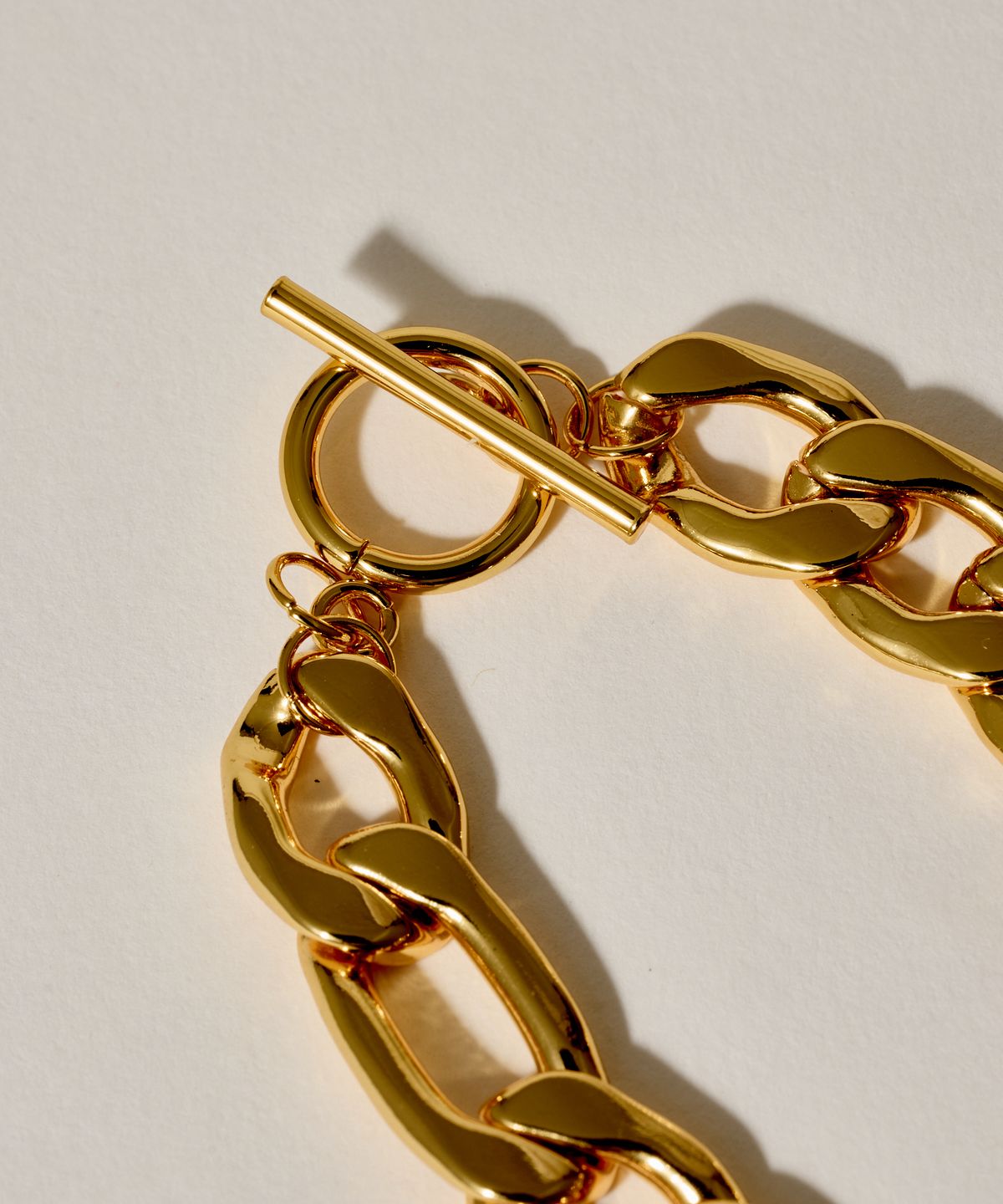 노비스도쿄(NOVICE TOKYO) 커브 체인 팔찌 Curb Chain Bracelet［Stainless］ / Gold