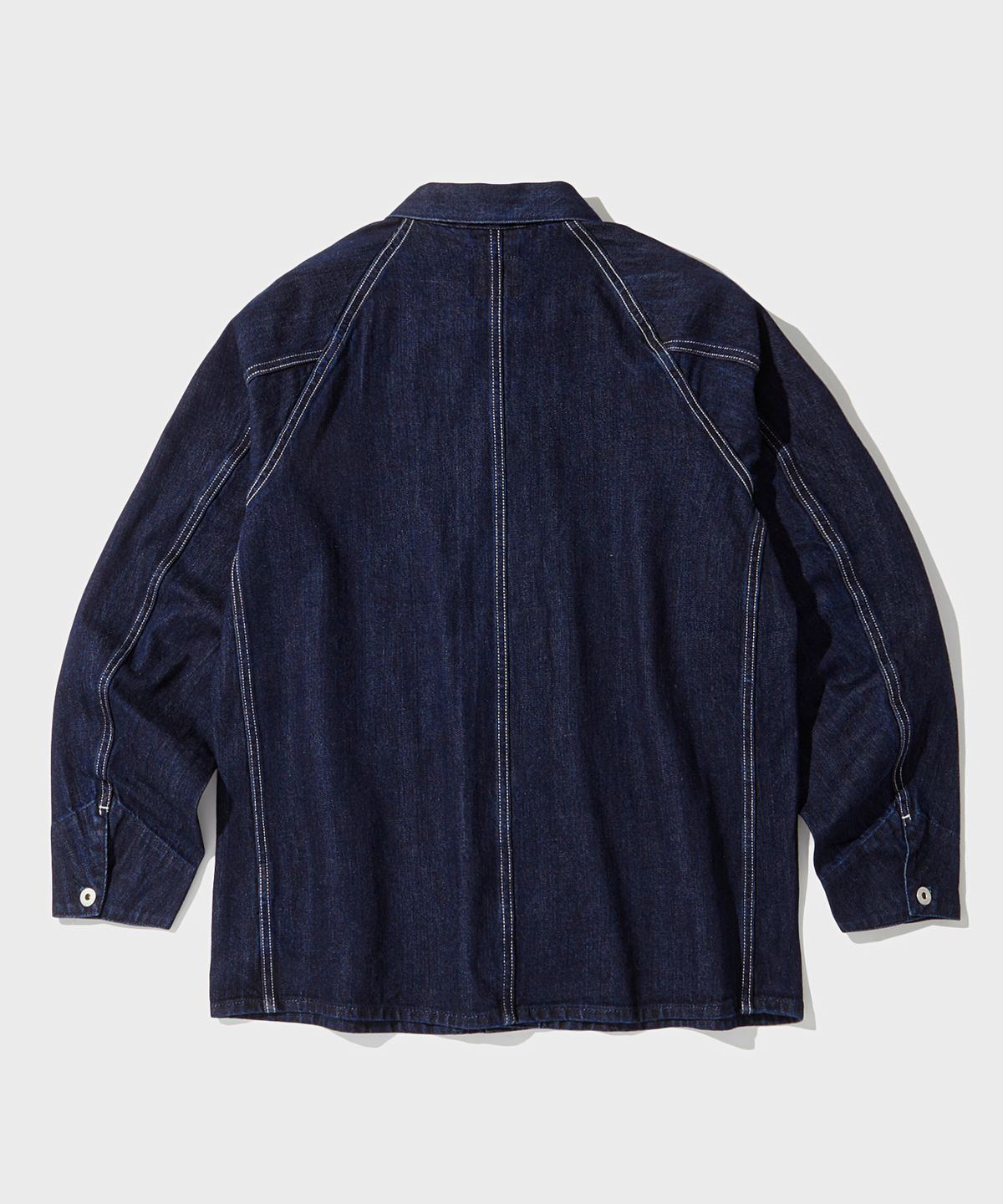 아웃스탠딩(OUTSTANDING) W.W. II SELVEDGE DENIM CHORE JACKET_INDIGO