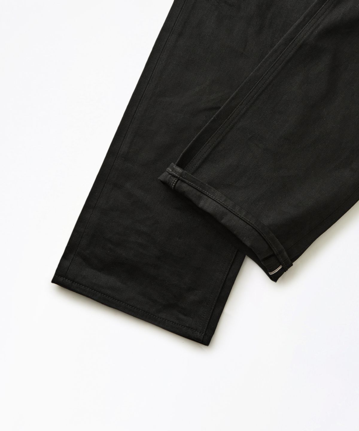 아웃스탠딩(OUTSTANDING) 50S RIDERS SELVEDGE ZIP PANTS_BLACK