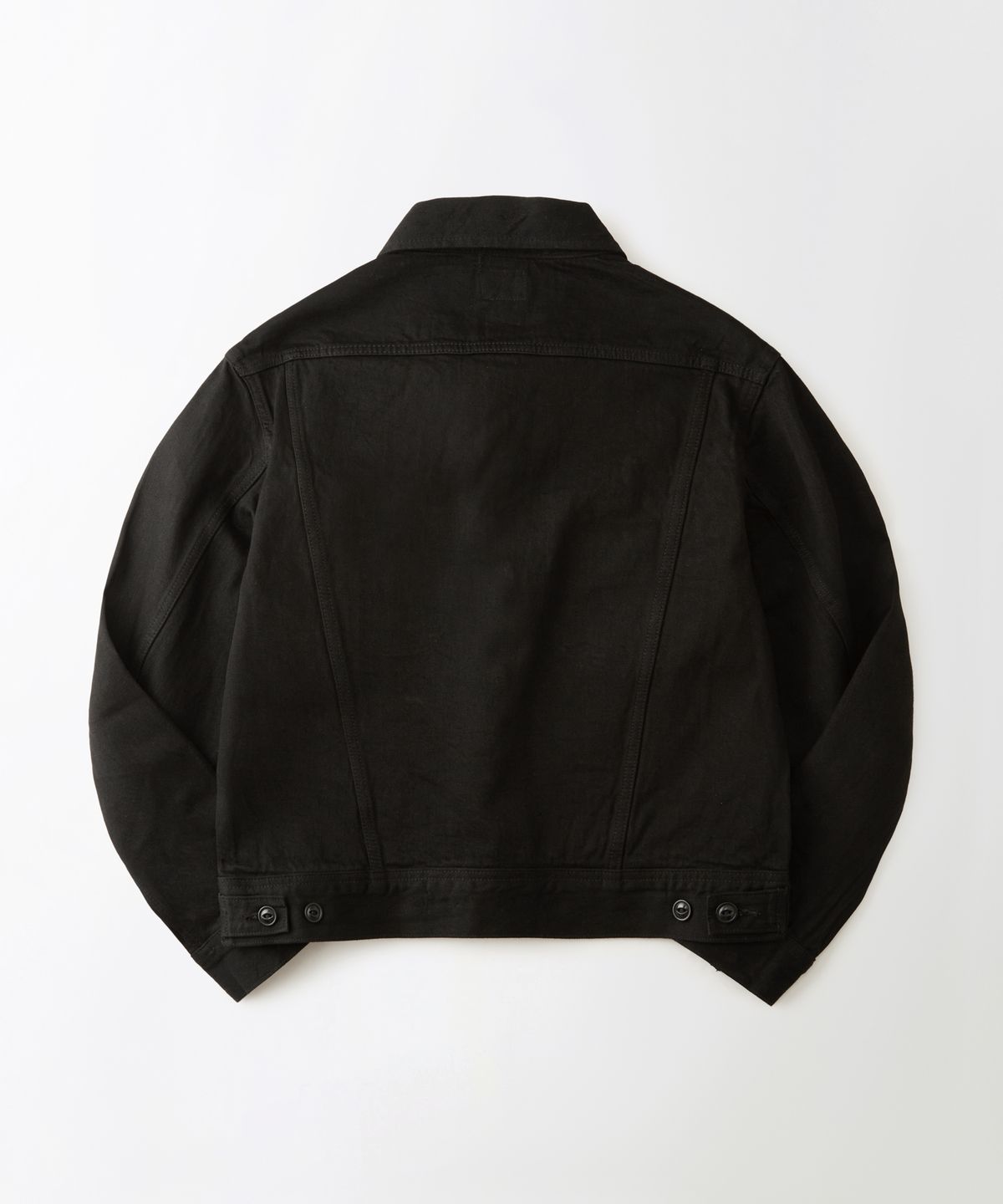 아웃스탠딩(OUTSTANDING) 50S WESTERN RIDER SELVEDGE JACKET_BLACK