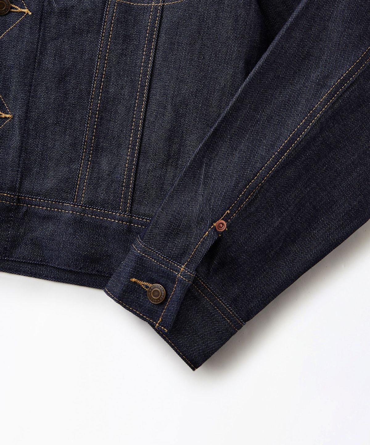 아웃스탠딩(OUTSTANDING) 50S WESTERN RIDER SELVEDGE JACKET_INDIGO