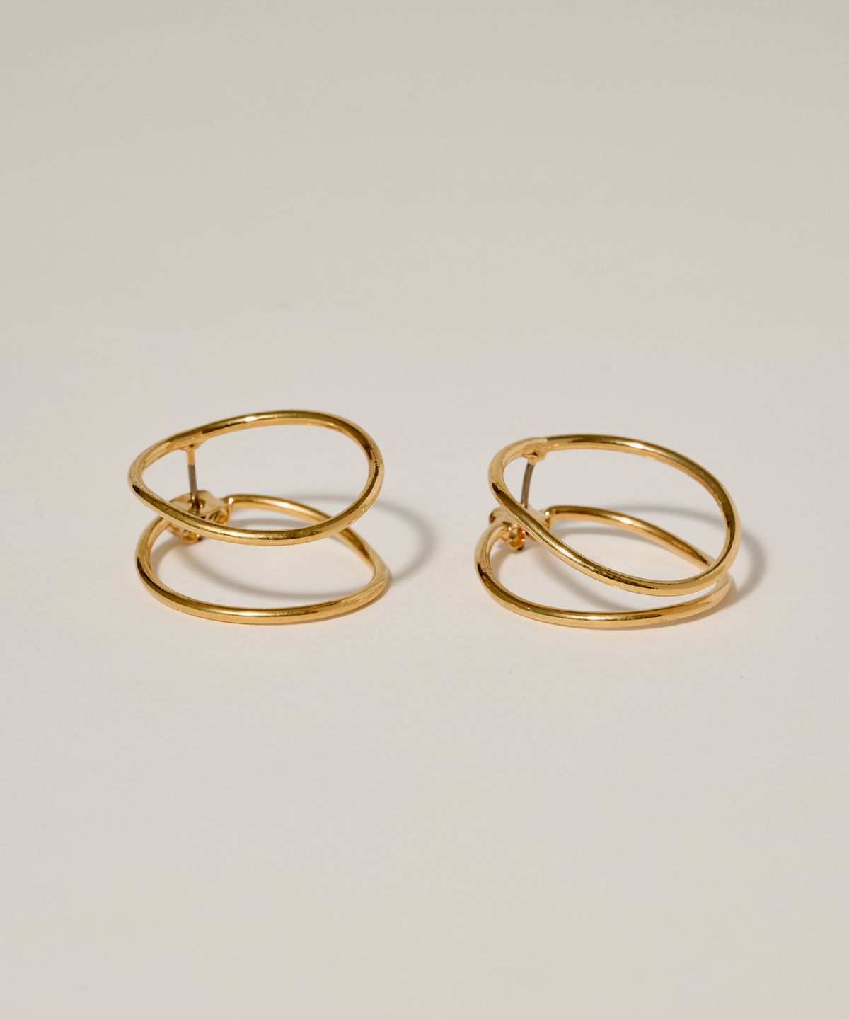 노비스도쿄(NOVICE TOKYO) 더블 뉘앙스 서클 피어스 Double Nuance Circle Pierce / Gold