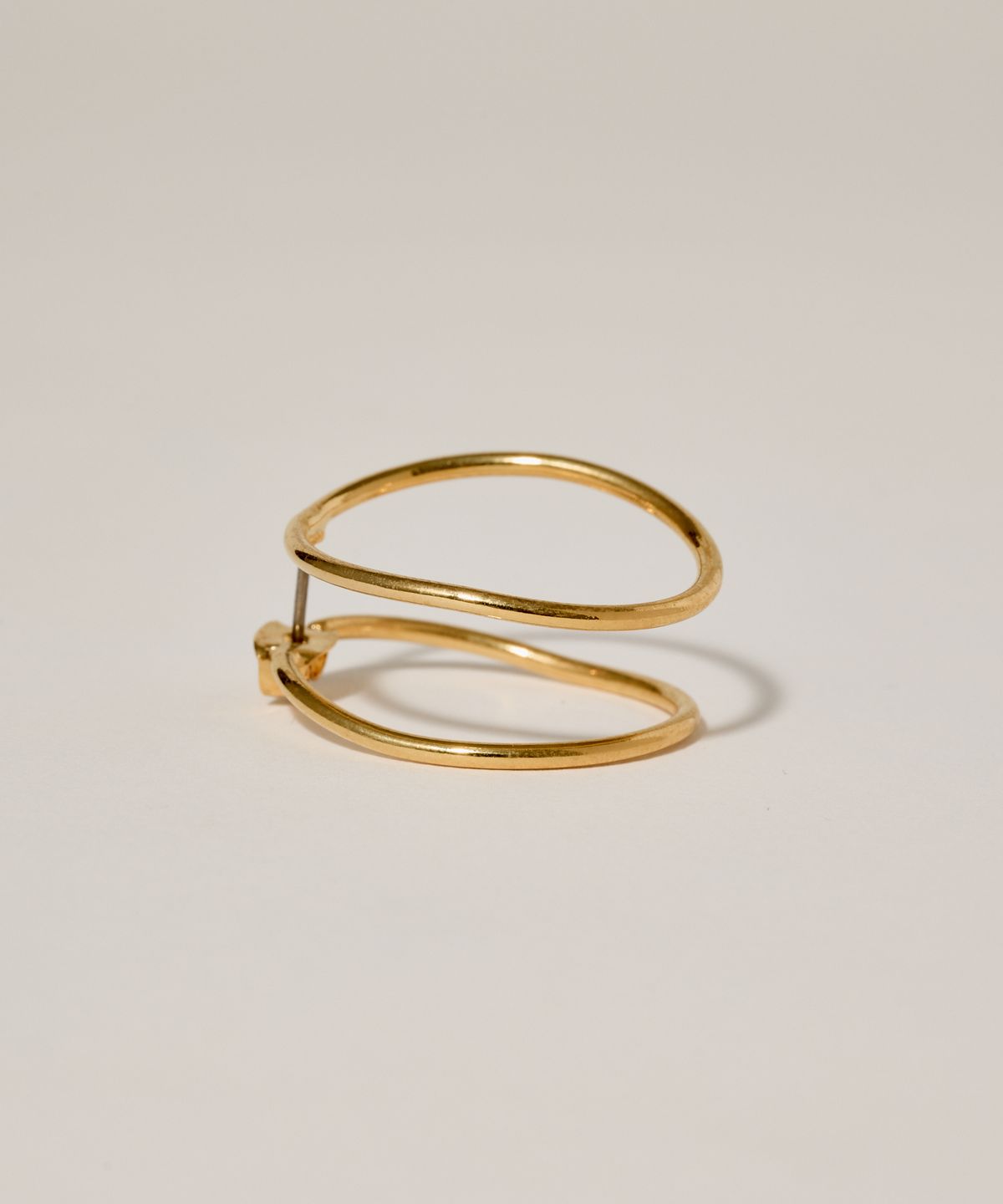 노비스도쿄(NOVICE TOKYO) 더블 뉘앙스 서클 피어스 Double Nuance Circle Pierce / Gold