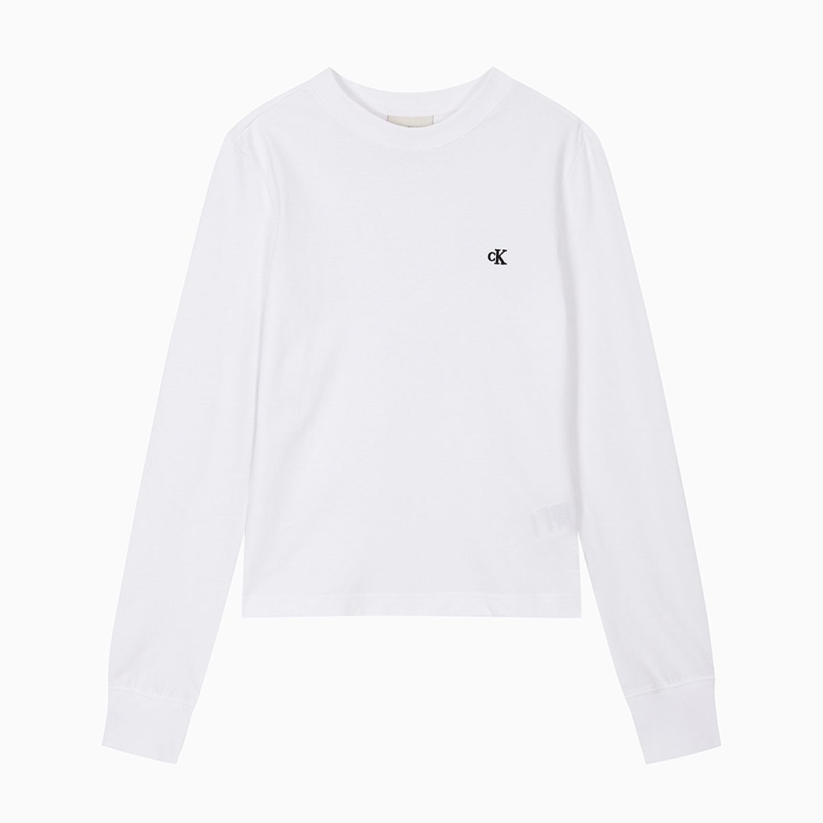 캘빈클라인 진(CALVIN KLEIN JEANS) 여성 L/S 아카이브 로고 크루넥 티셔츠 47D269G YAA