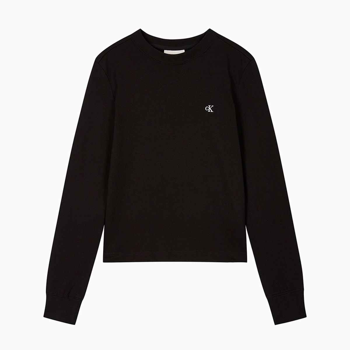 캘빈클라인 진(CALVIN KLEIN JEANS) 여성 L/S 아카이브 로고 크루넥 티셔츠 47D269G UB1