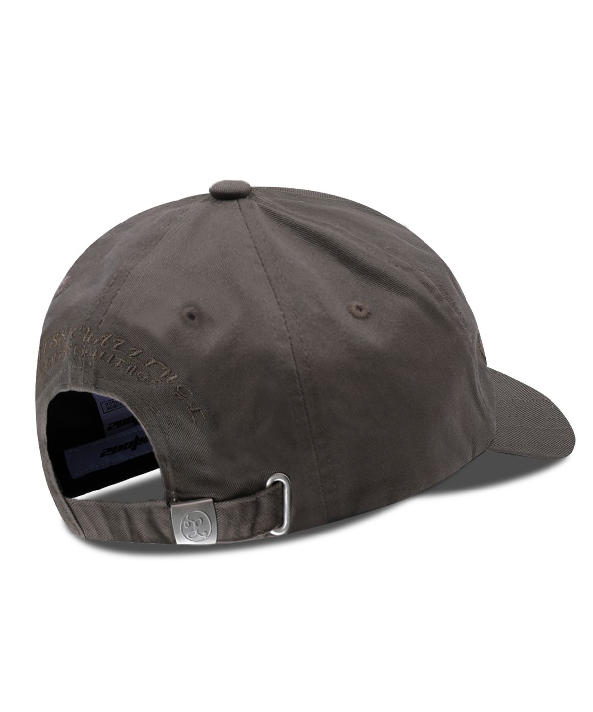 엑스톤즈(XTONZ) XTA088 엔드리스 슬로건 코튼 볼캡 (BROWN)