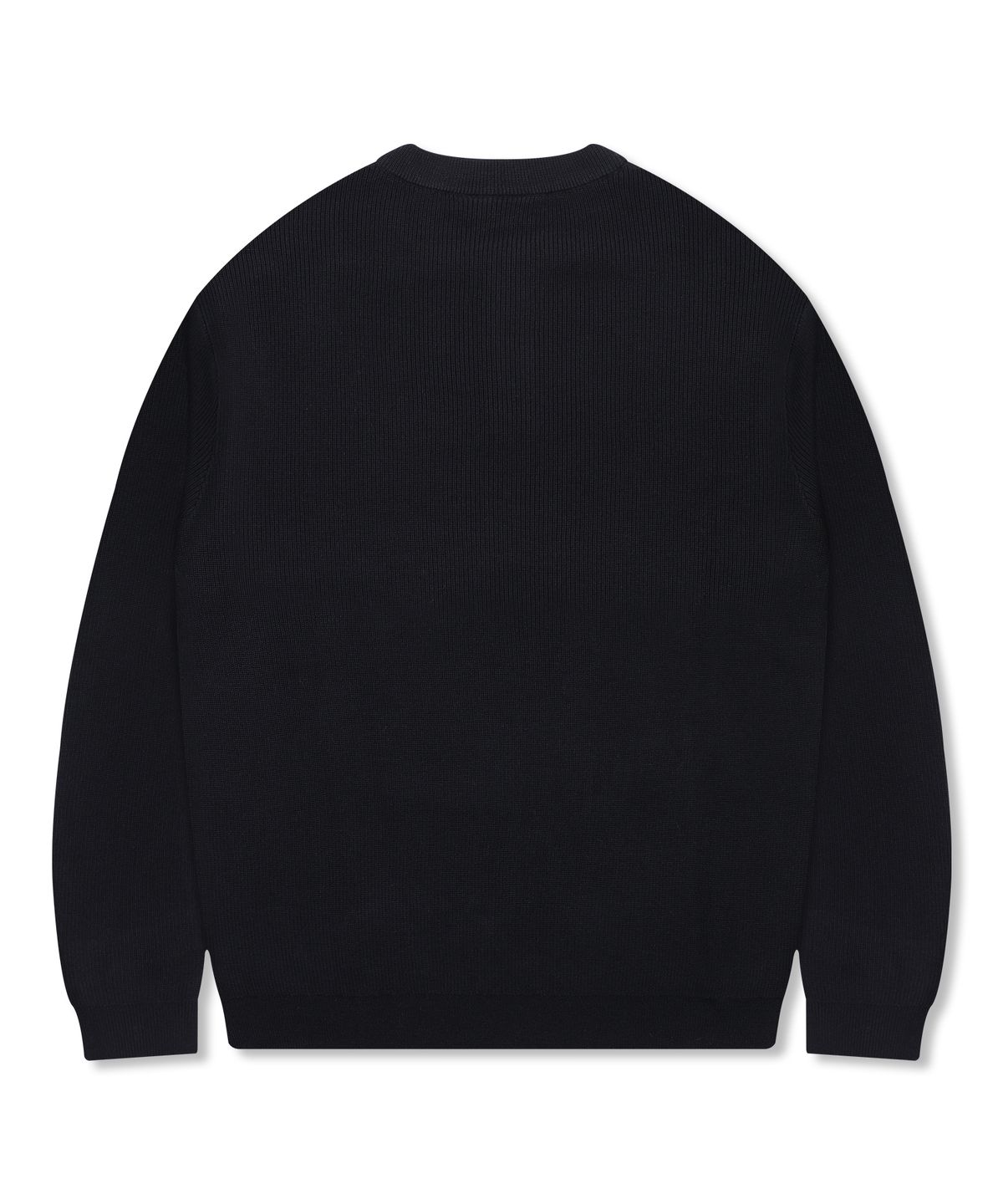 엑스톤즈(XTONZ) XTK166 루즈핏 헨리넥 풀오버 니트 (BLACK)