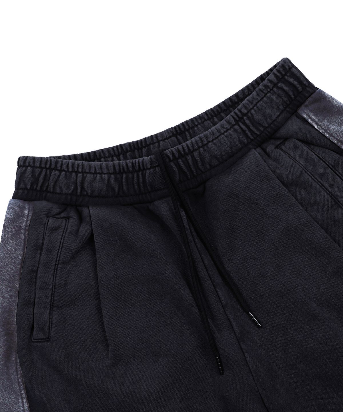 엑스톤즈(XTONZ) XP303 스테토 페이드 워싱 스웨트 팬츠 (BLACK)